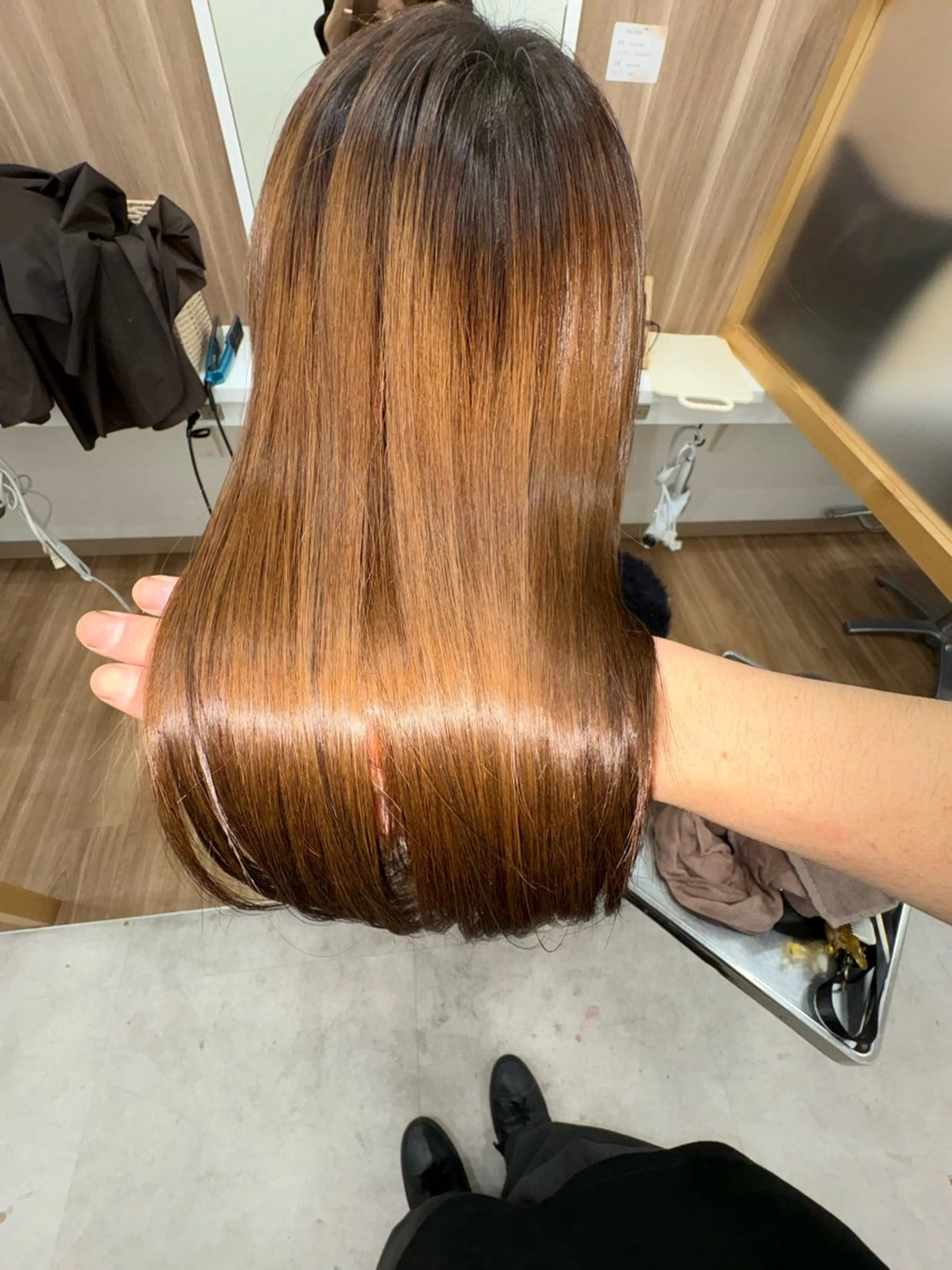 ロング 髪質改善 トリートメント 神長 修平のヘアスタイル