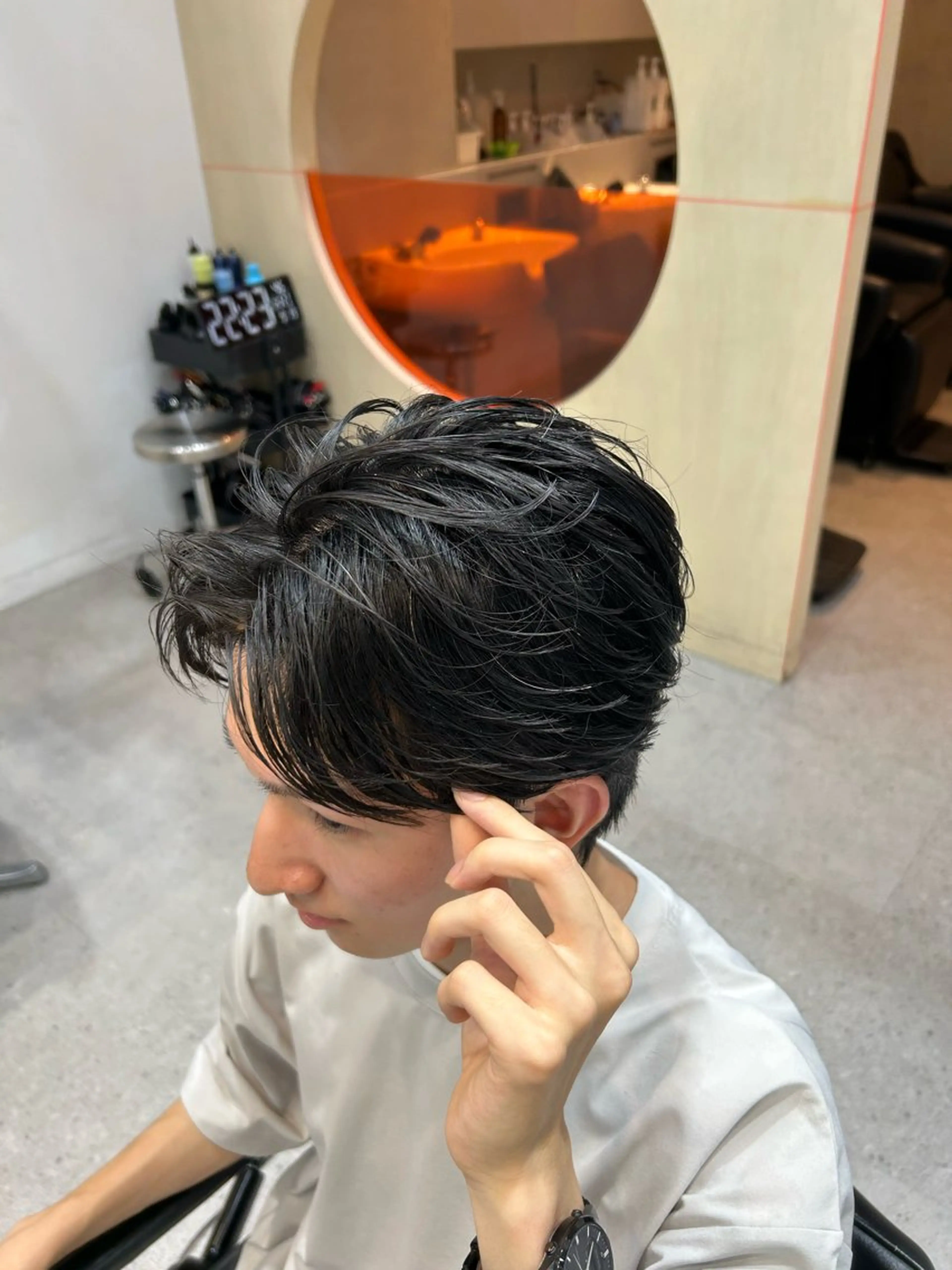 メンズ カット パーマ fifth渋谷所属・fifth春山 凜乃介のヘアスタイル