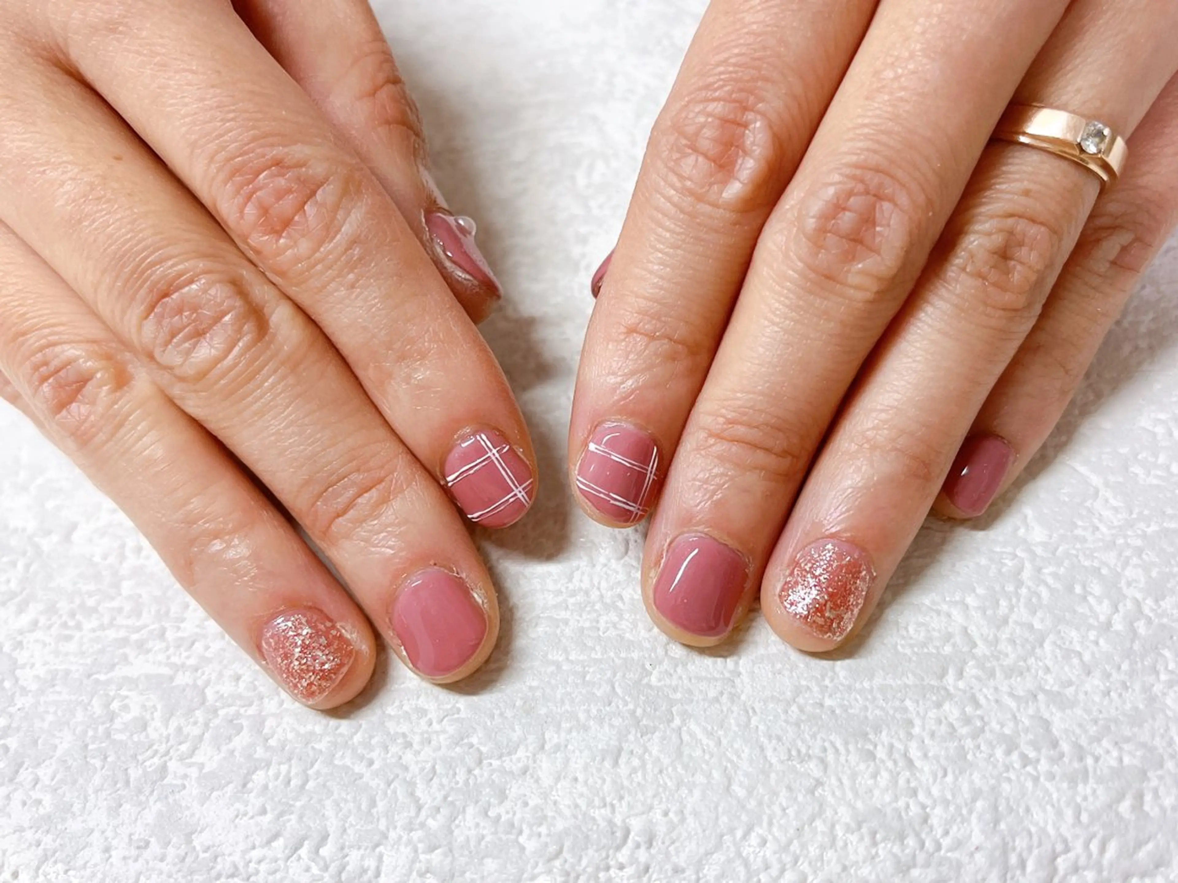 ネイル オーロラネイル フットネイル フレンチネイル ジェルネイル 韓国ネイル ハンドネイル Mogu nail 二子玉川のネイルデザイン