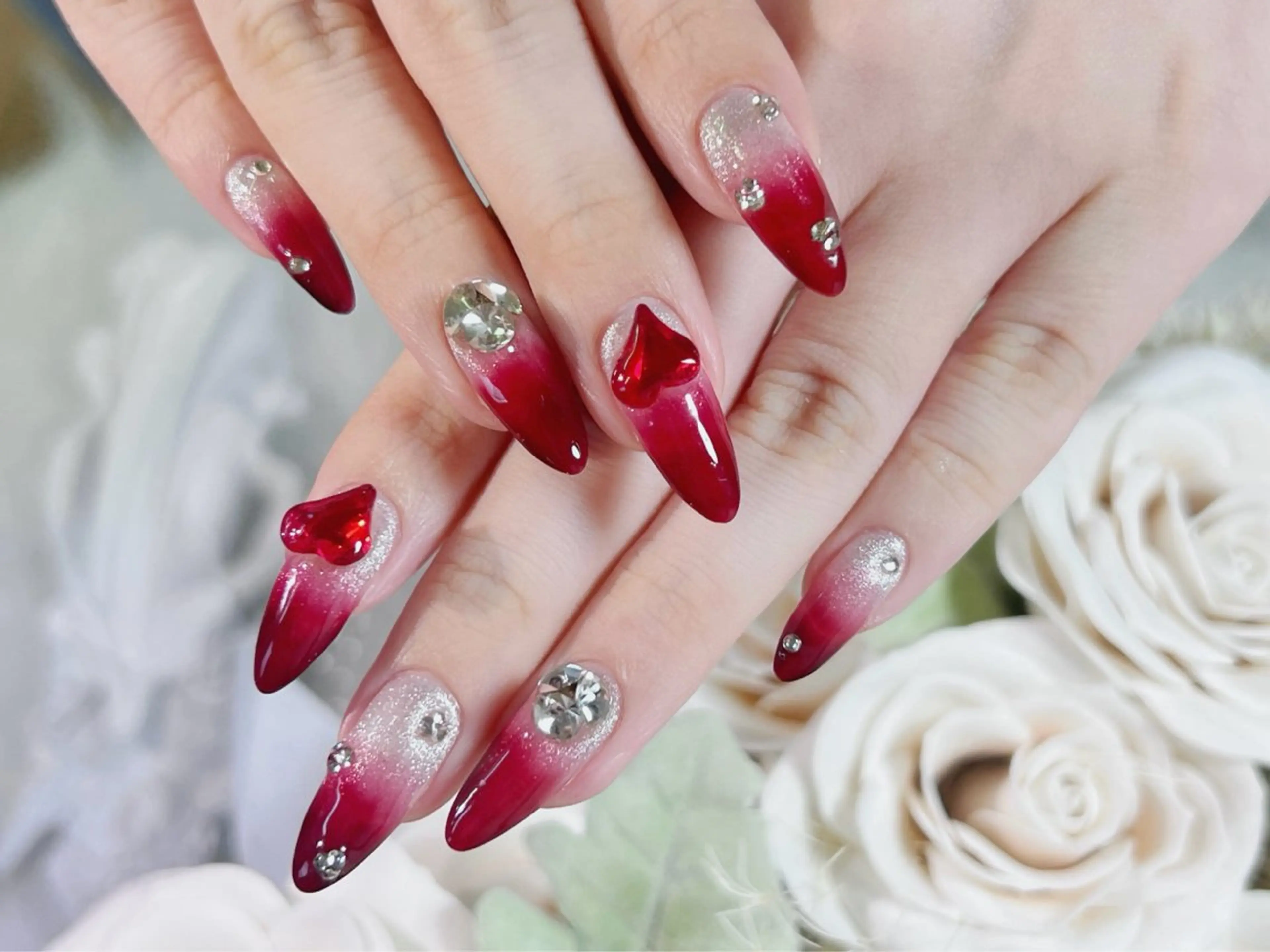 ネイル ロングネイル 持ち込み スカルプネイル ワンホンネイル ハンドネイル Painty所属・Painty nailのネイルデザイン