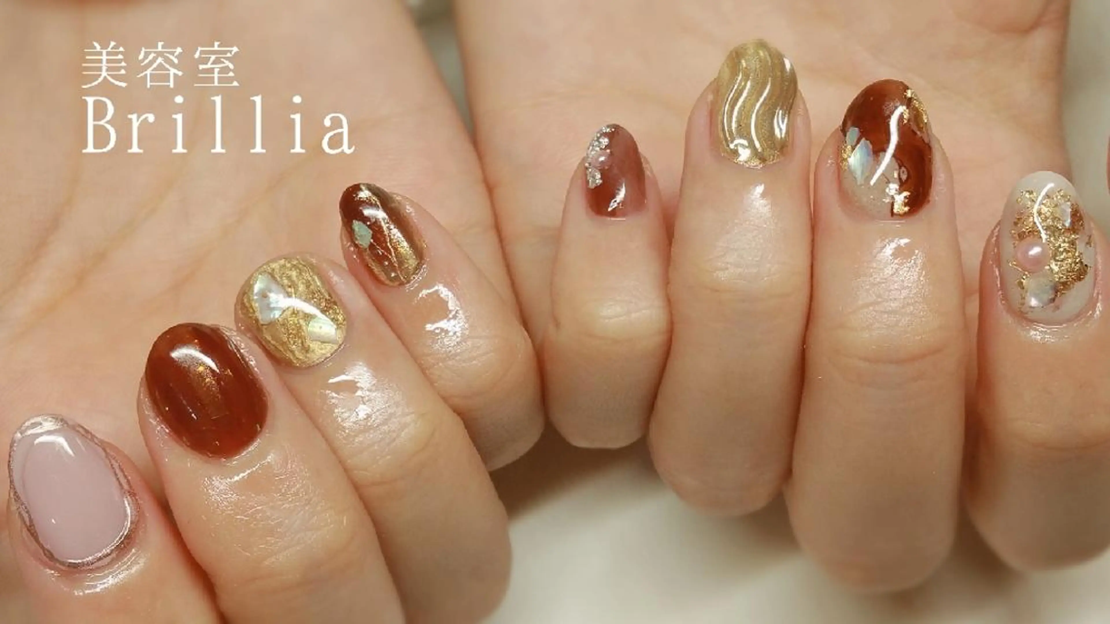 ネイル ハンドネイル 柴田 彩のネイルデザイン