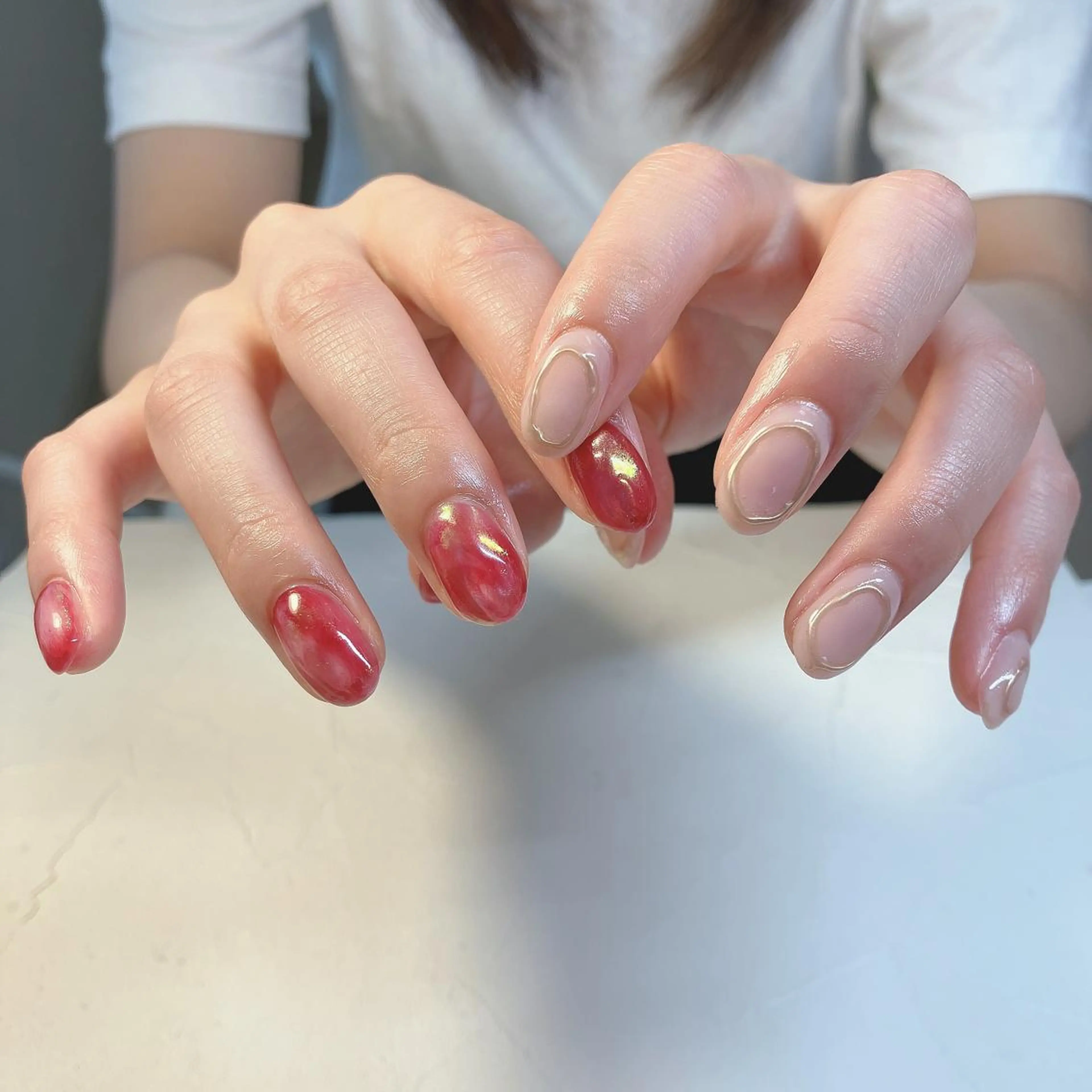 ネイル ミラーネイル nails 🎀meのネイルデザイン