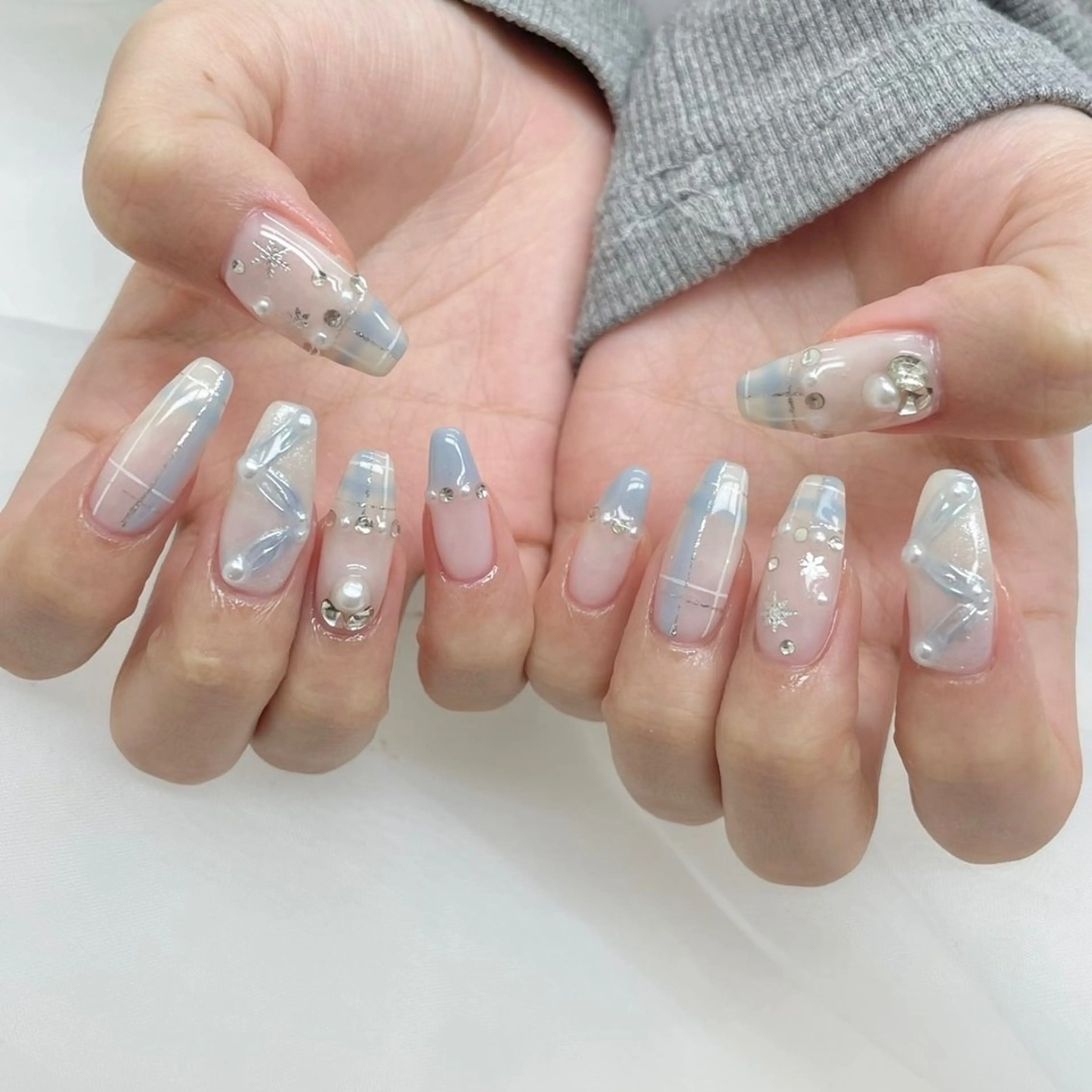 ロング 韓国風ヘア nail jaol池袋店所属・ネイルJaol 池袋のネイルデザイン