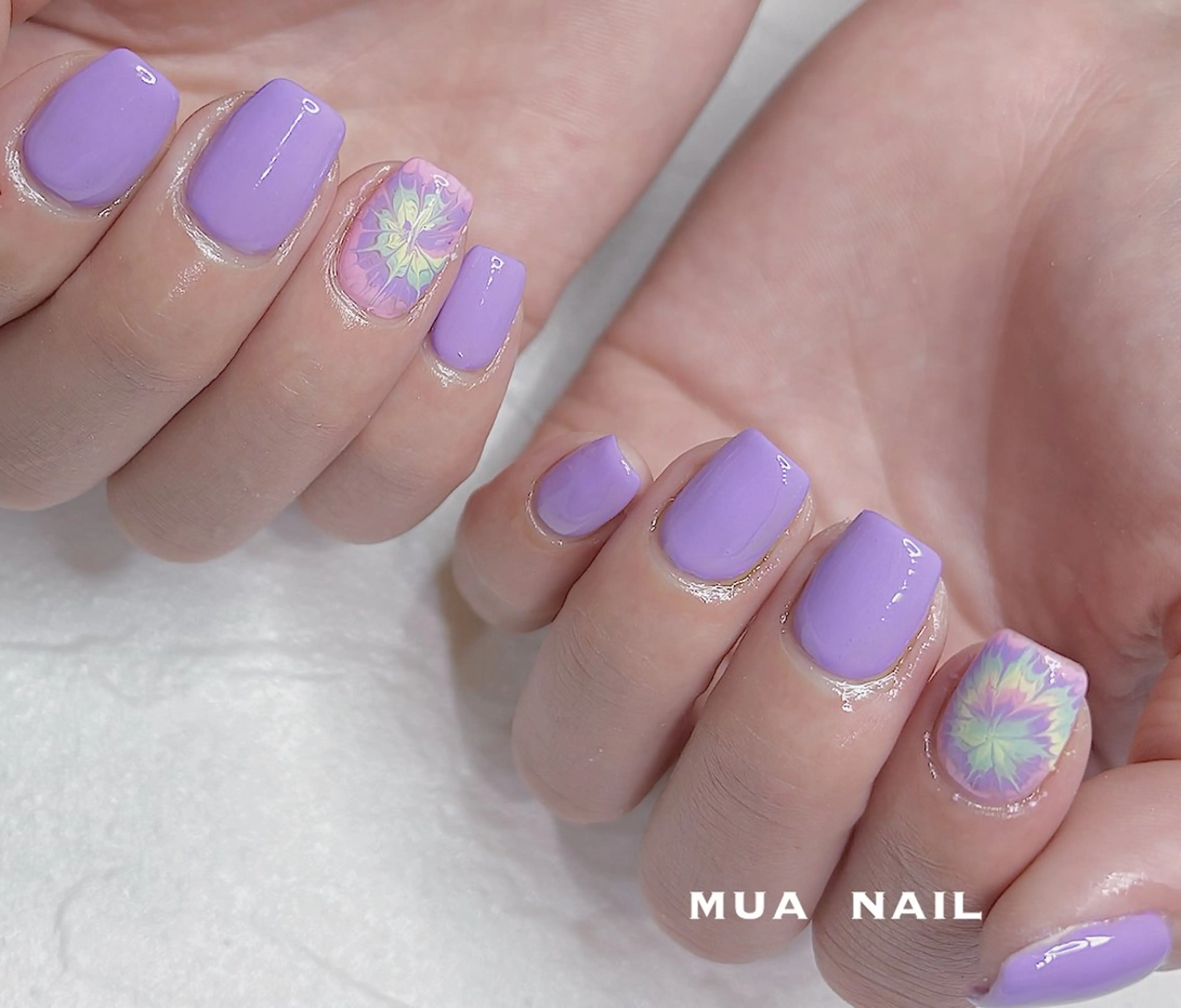 ネイル ピーコックネイル 夏ネイル ハンドネイル mua nail mikiのネイルデザイン