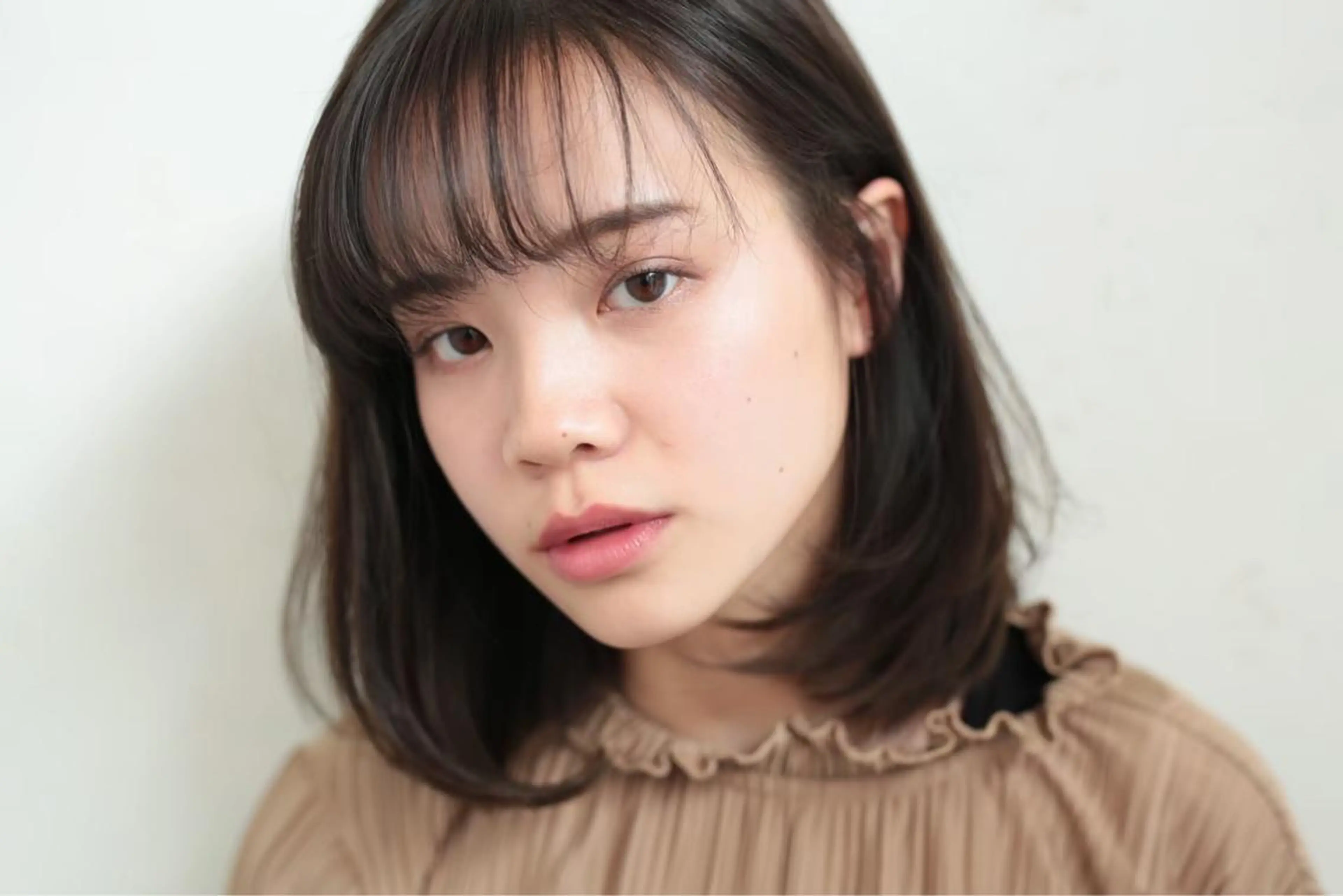 ミディアム 西川 仁のヘアスタイル