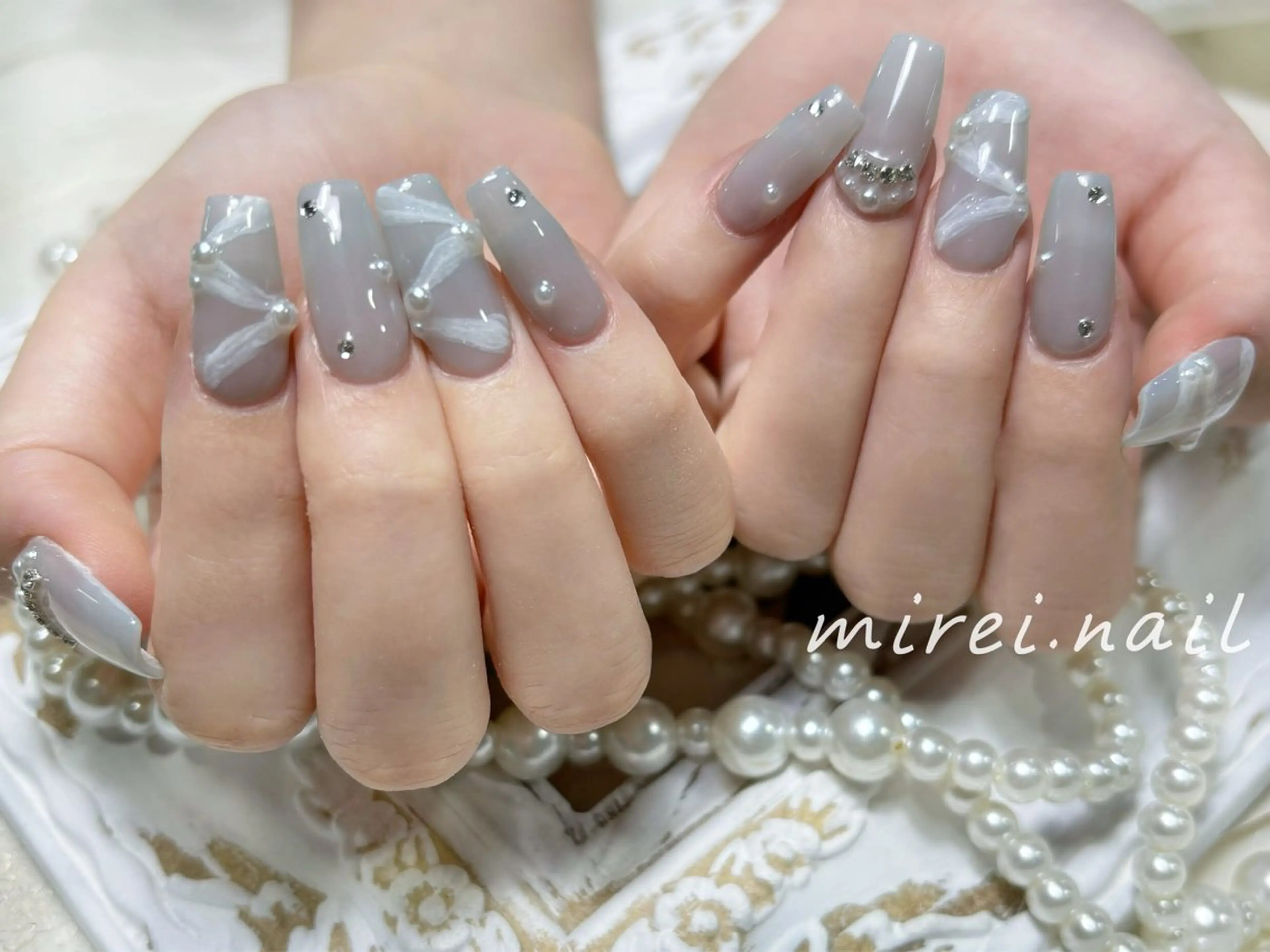 ネイル mirei‘nail所属・jade.vase ミレイのネイルデザイン