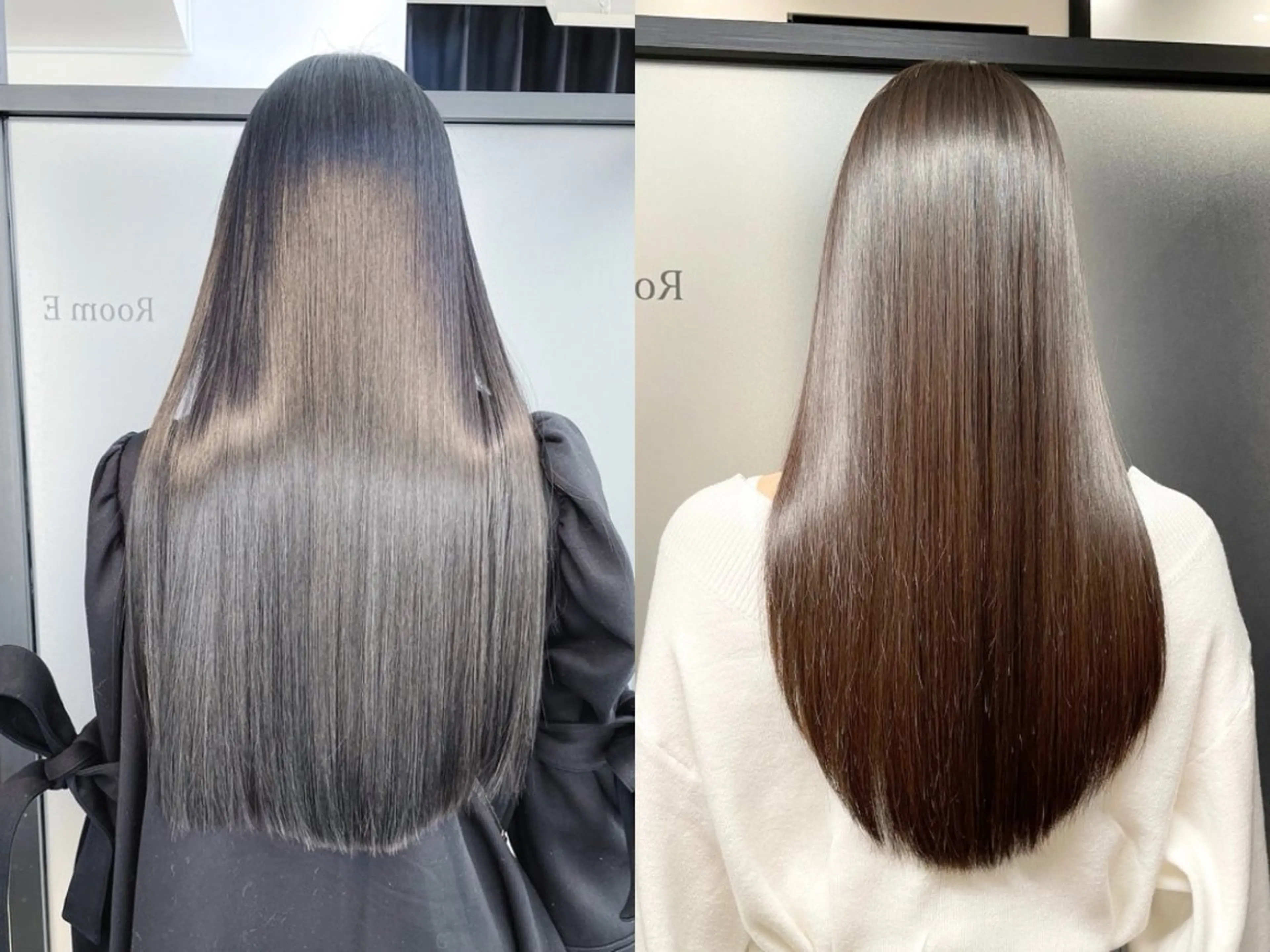 ロング 酸性ストレート 美髪/デザイン /　湯本　哲也のヘアスタイル