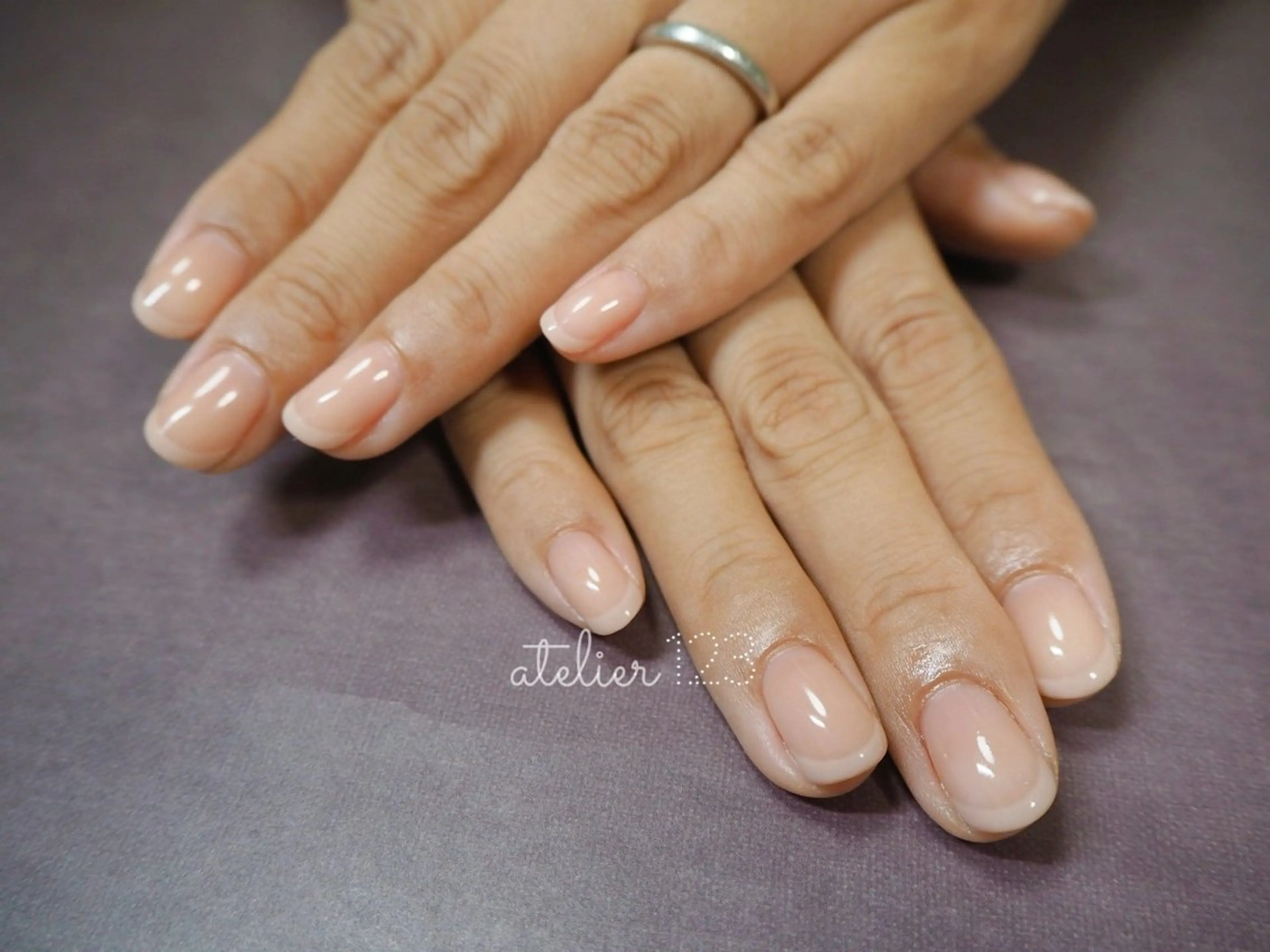 ネイル フレンチネイル atelier123 いずみのネイルデザイン