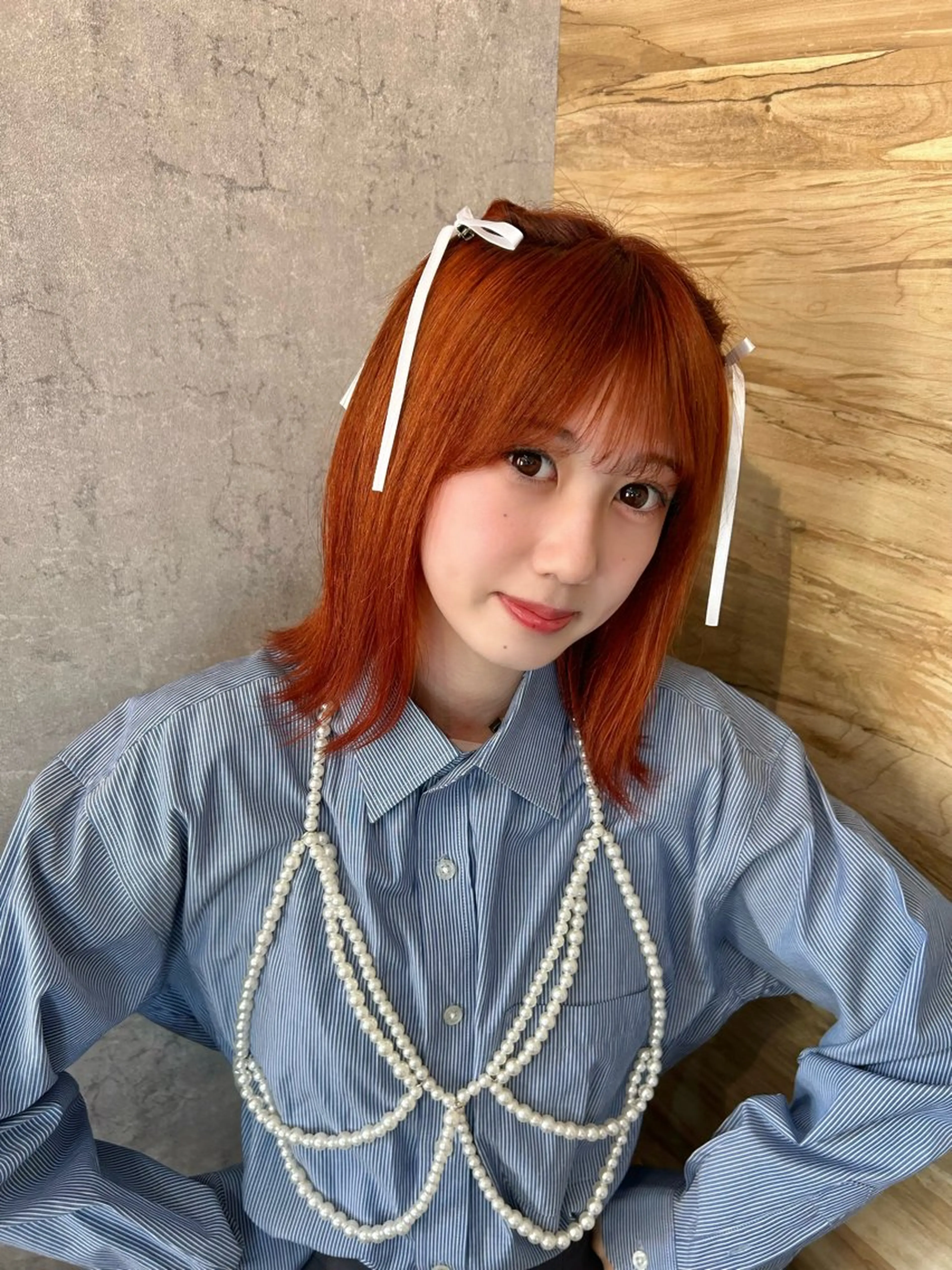 ミディアム ヘアアレンジ suri-ru hair【スリールヘアー】所属・FURUSAWA AOIのヘアスタイル