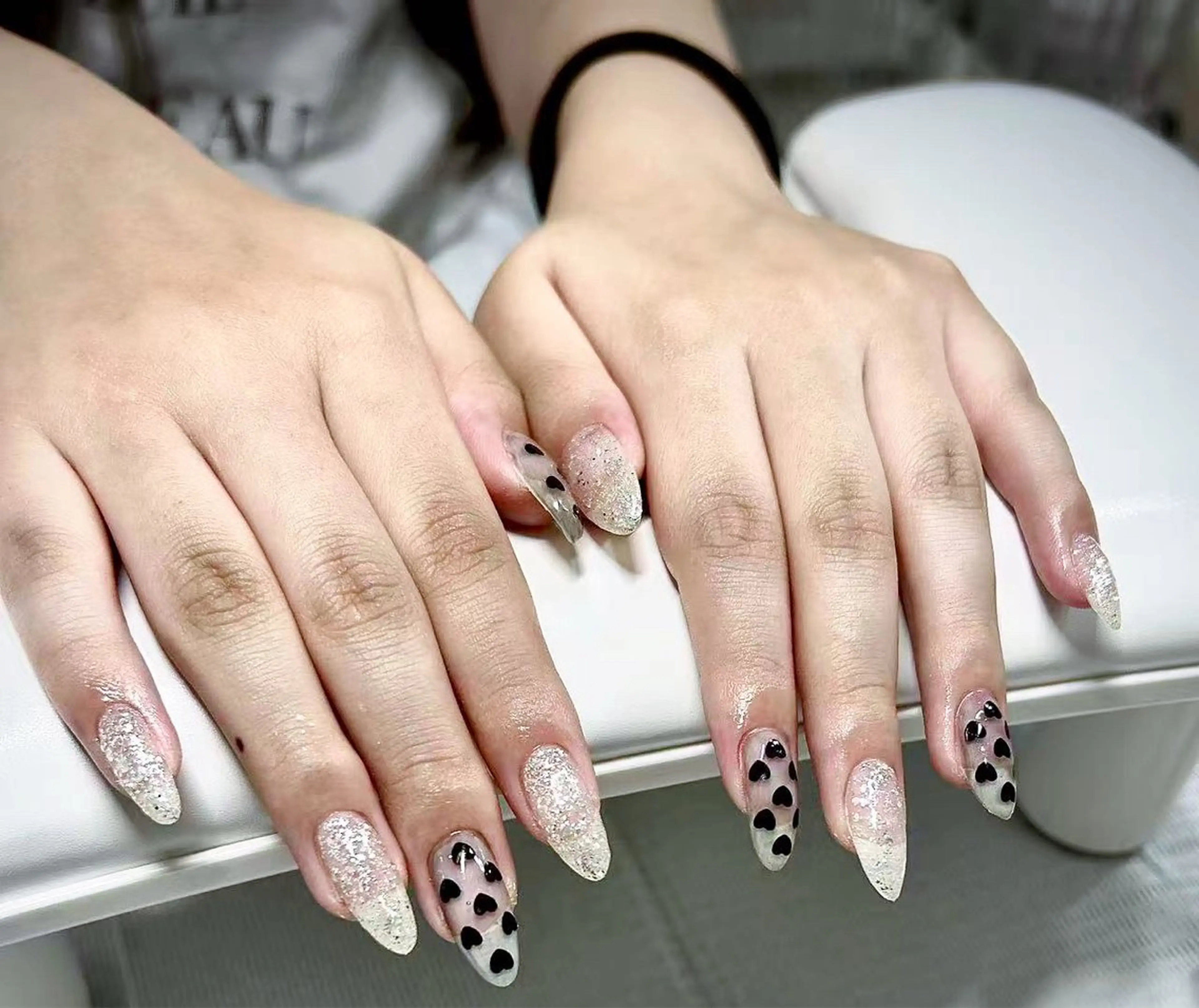 ネイル スカルプネイル シンプルネイル Lunailsalon所属・Lu nailsalonのネイルデザイン