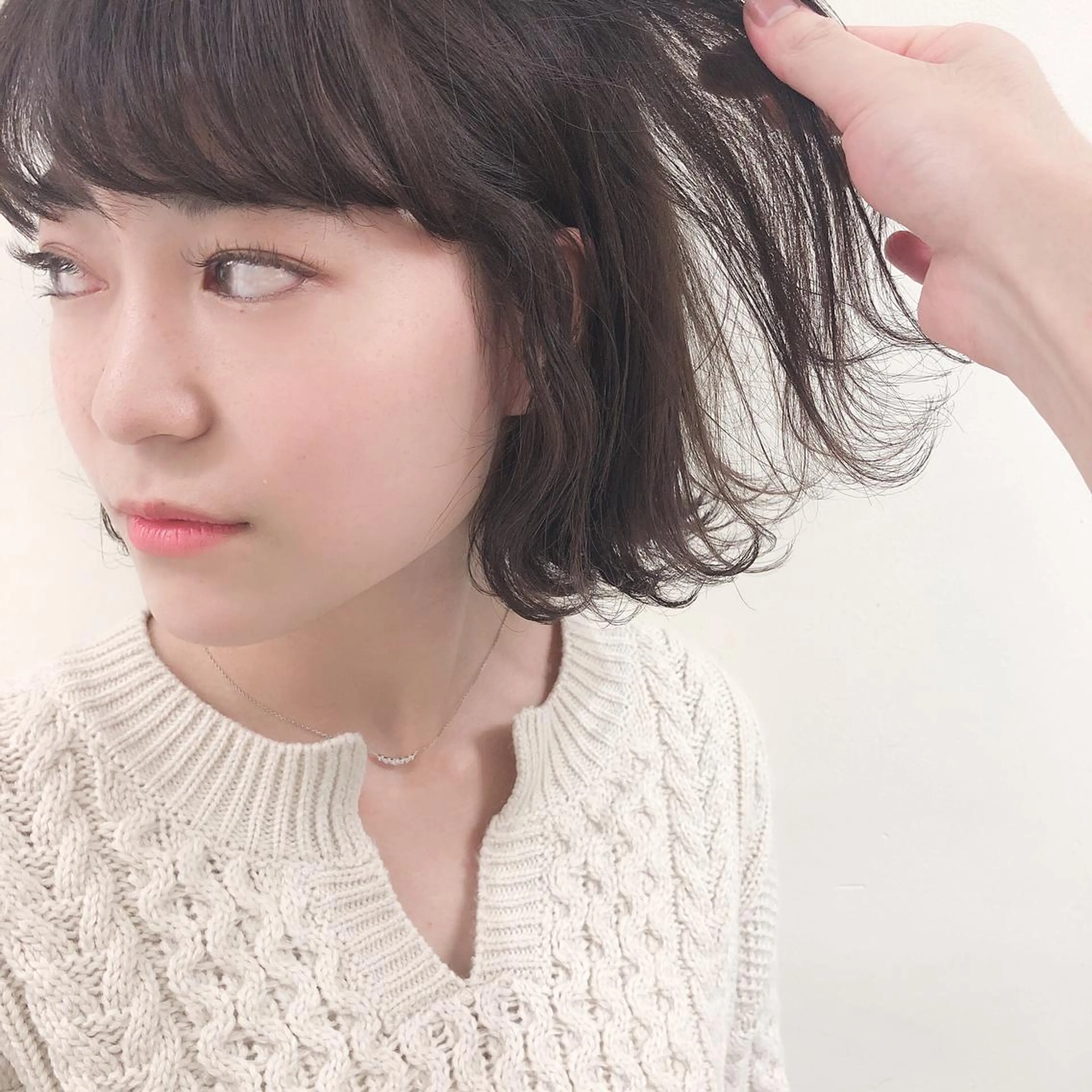 ショート カラー カット ボブ/パーマ 古家 佑真のヘアスタイル