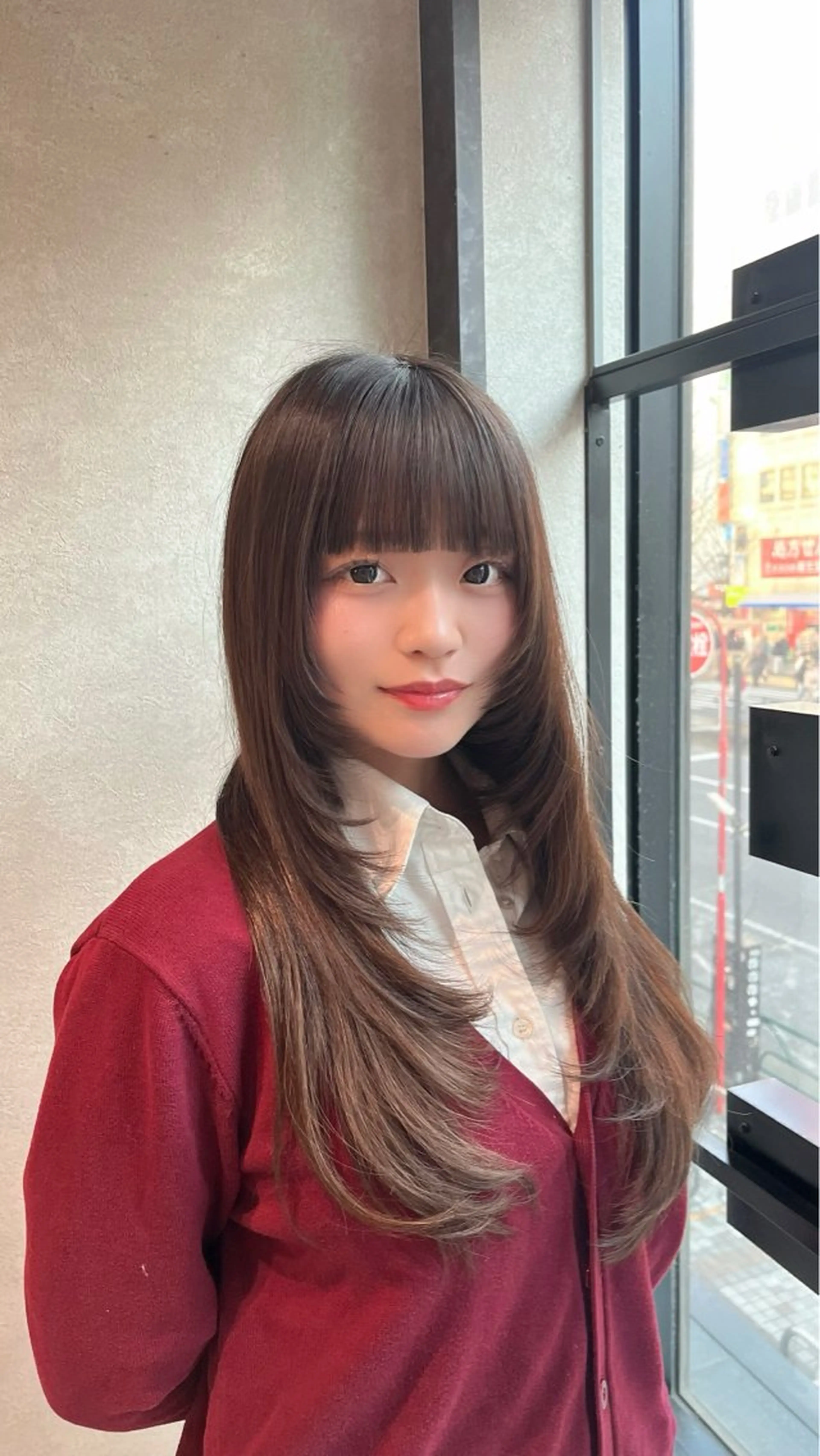 ロング カット トリートメント 新宿/ヘアカラー AiNAのヘアスタイル