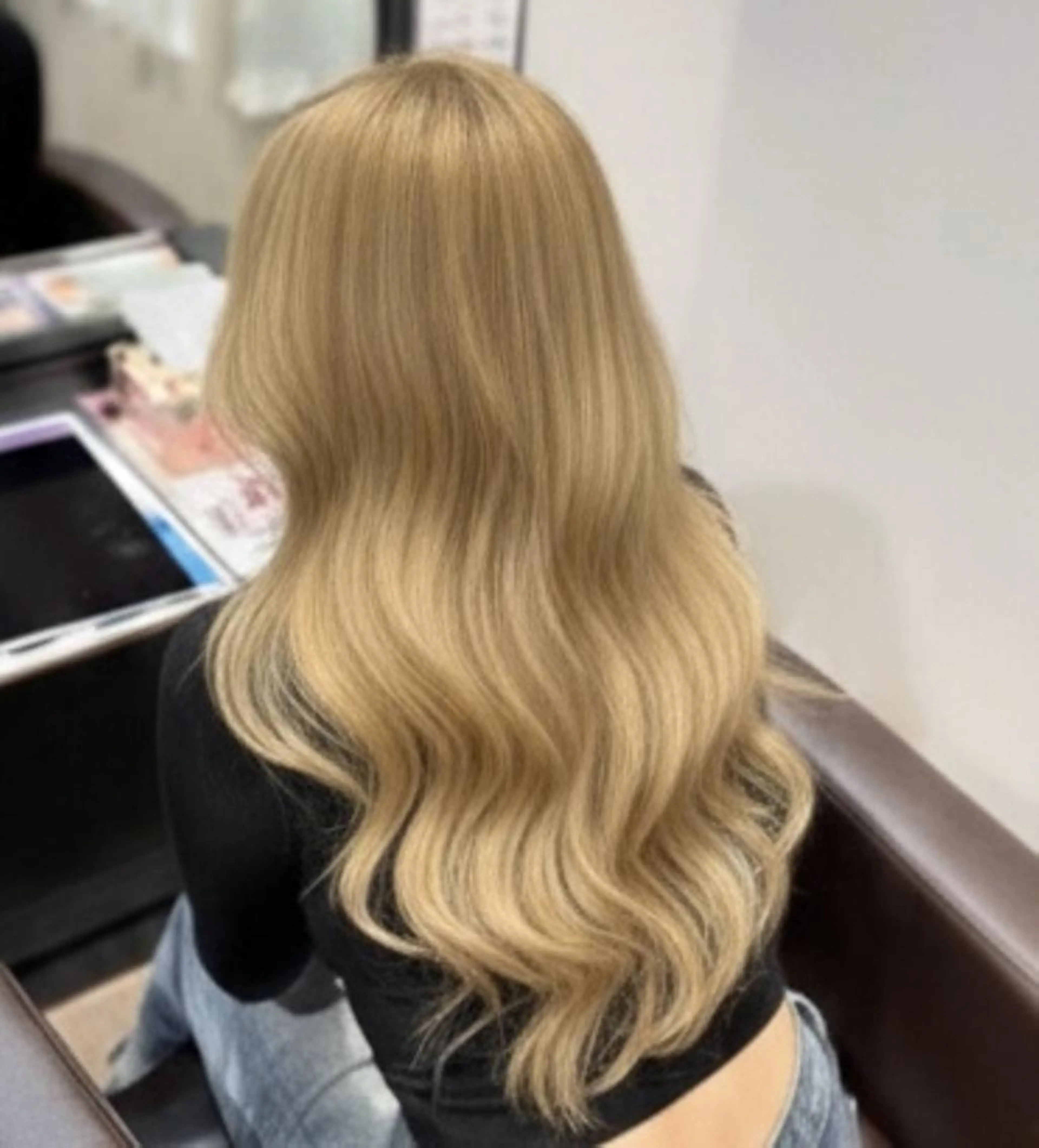 ロング カラー 縮毛矯正リピート90 %超/髪質改善/井口のヘアスタイル