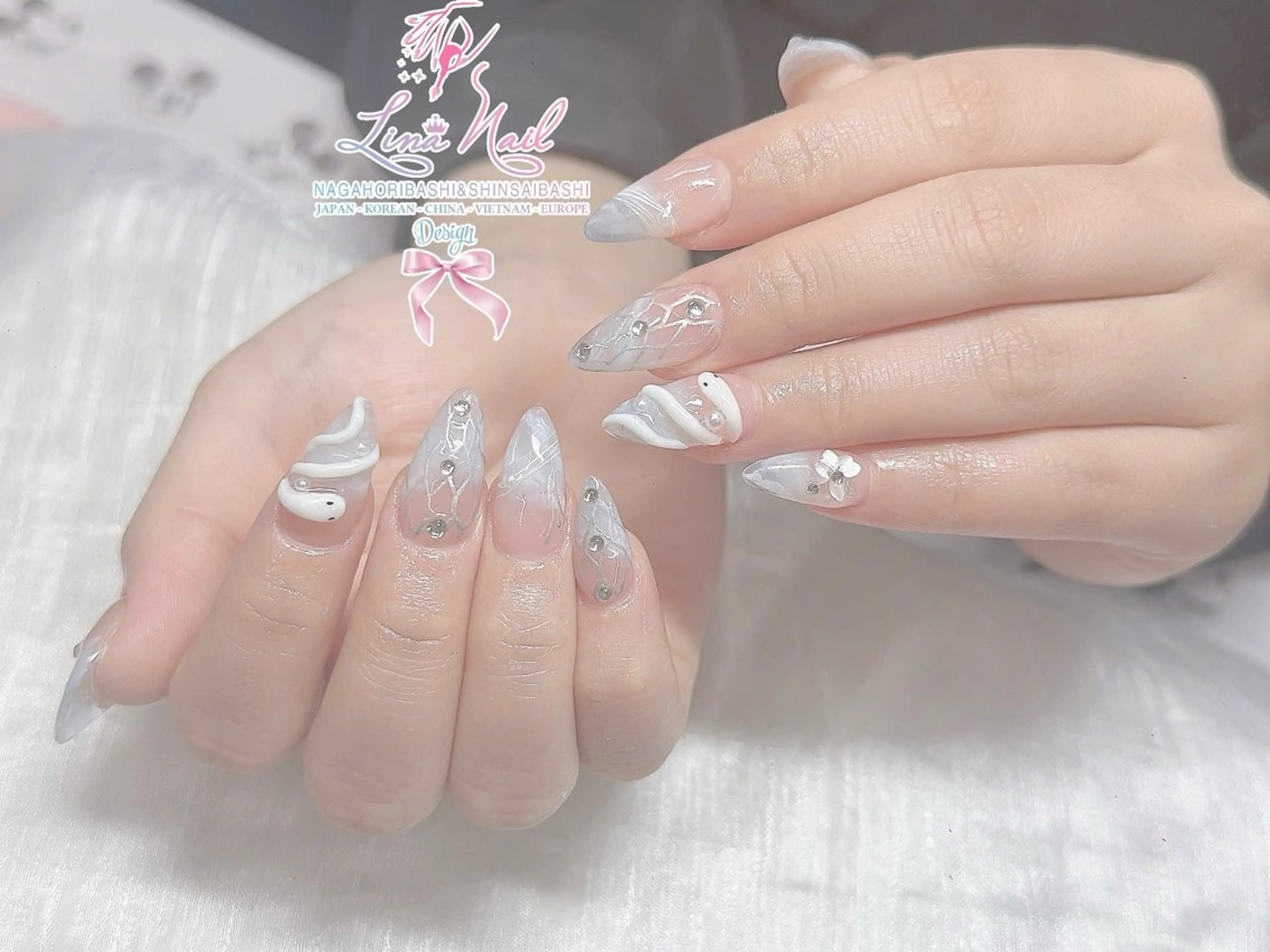 ネイル フットネイル ジェルネイル 持ち込み ネイルチップ ハンドネイル リナネイル 長堀橋店／東心斎橋店のネイルデザイン