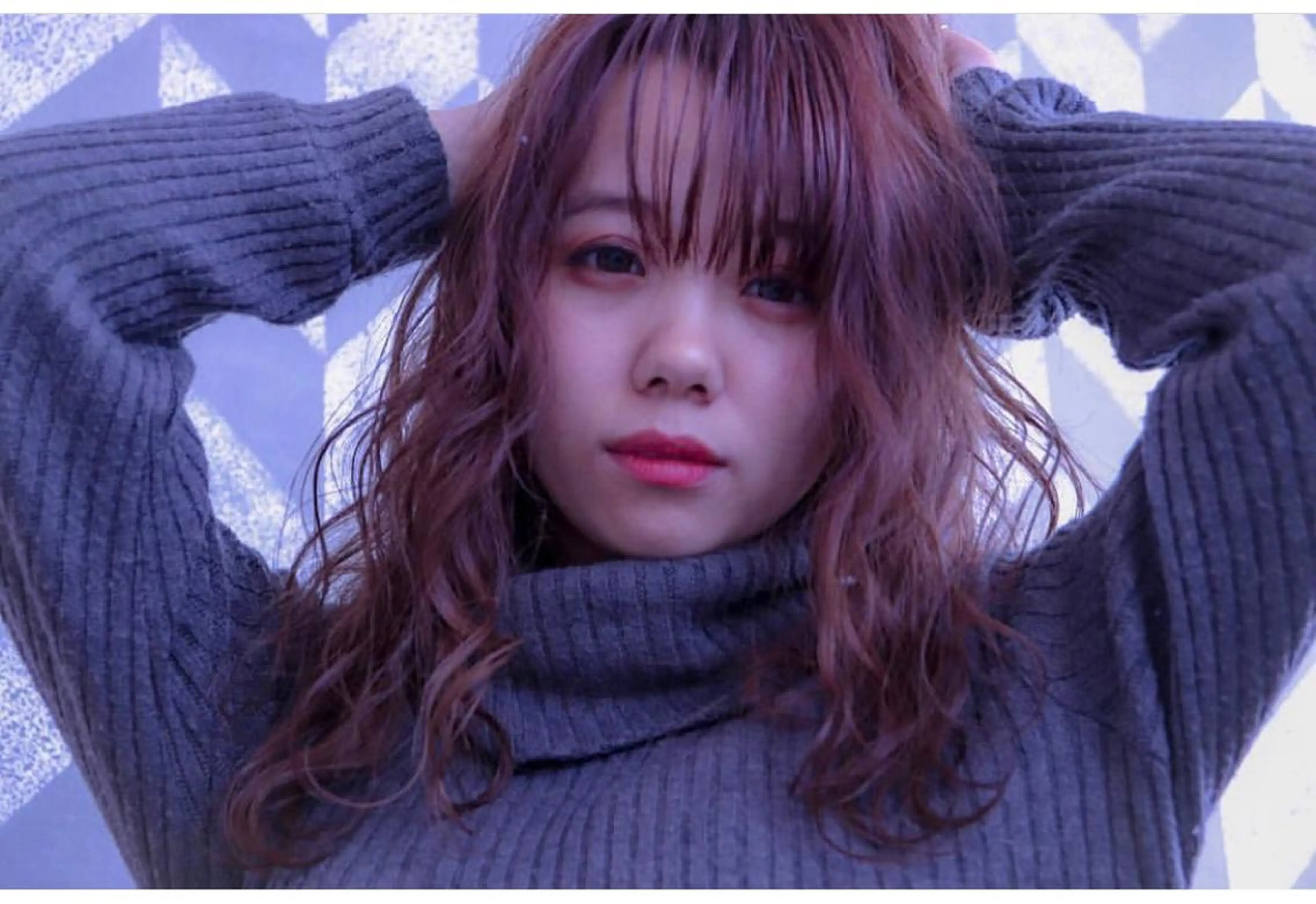 セミロング カラー ヘアアレンジ glad hairのヘアスタイル