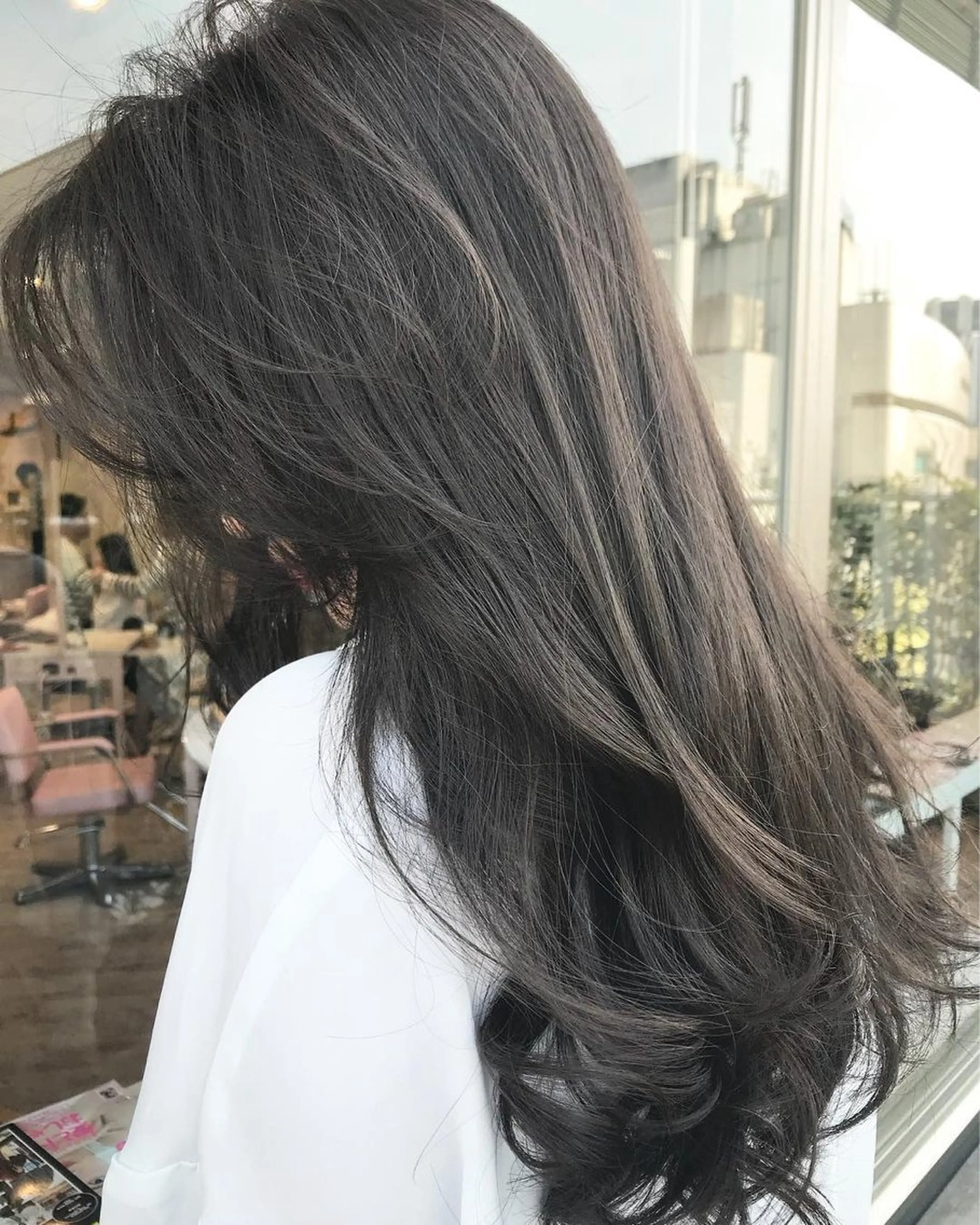 ロング TIENA BEAUTY Smart Salon ONE FUKUOKA BLDG.店所属・ユイナ カットモデル募集中のヘアスタイル