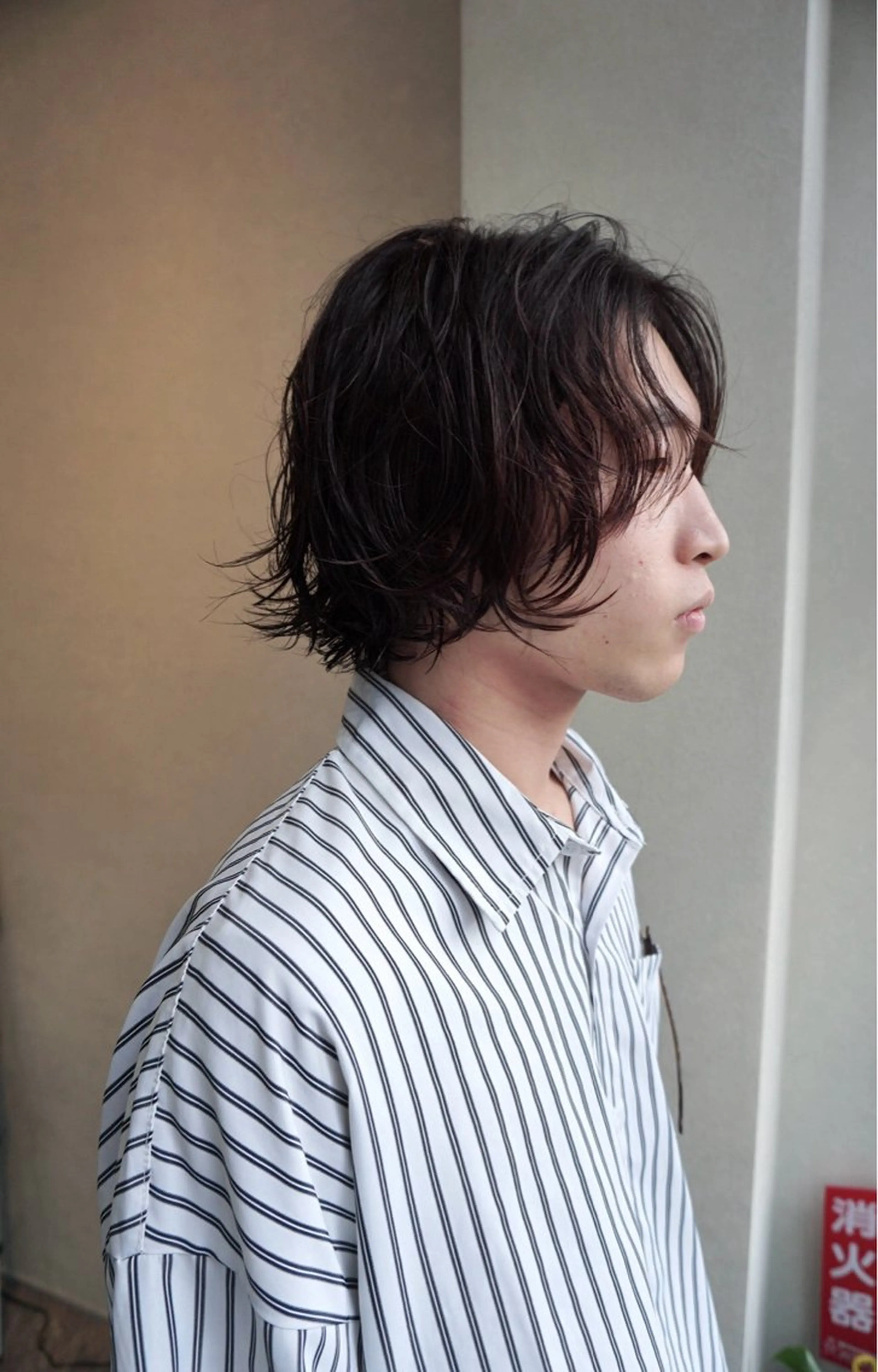 ショート ボブ カット パーマ トリートメント デザインパーマ 藤田和樹のヘアスタイル