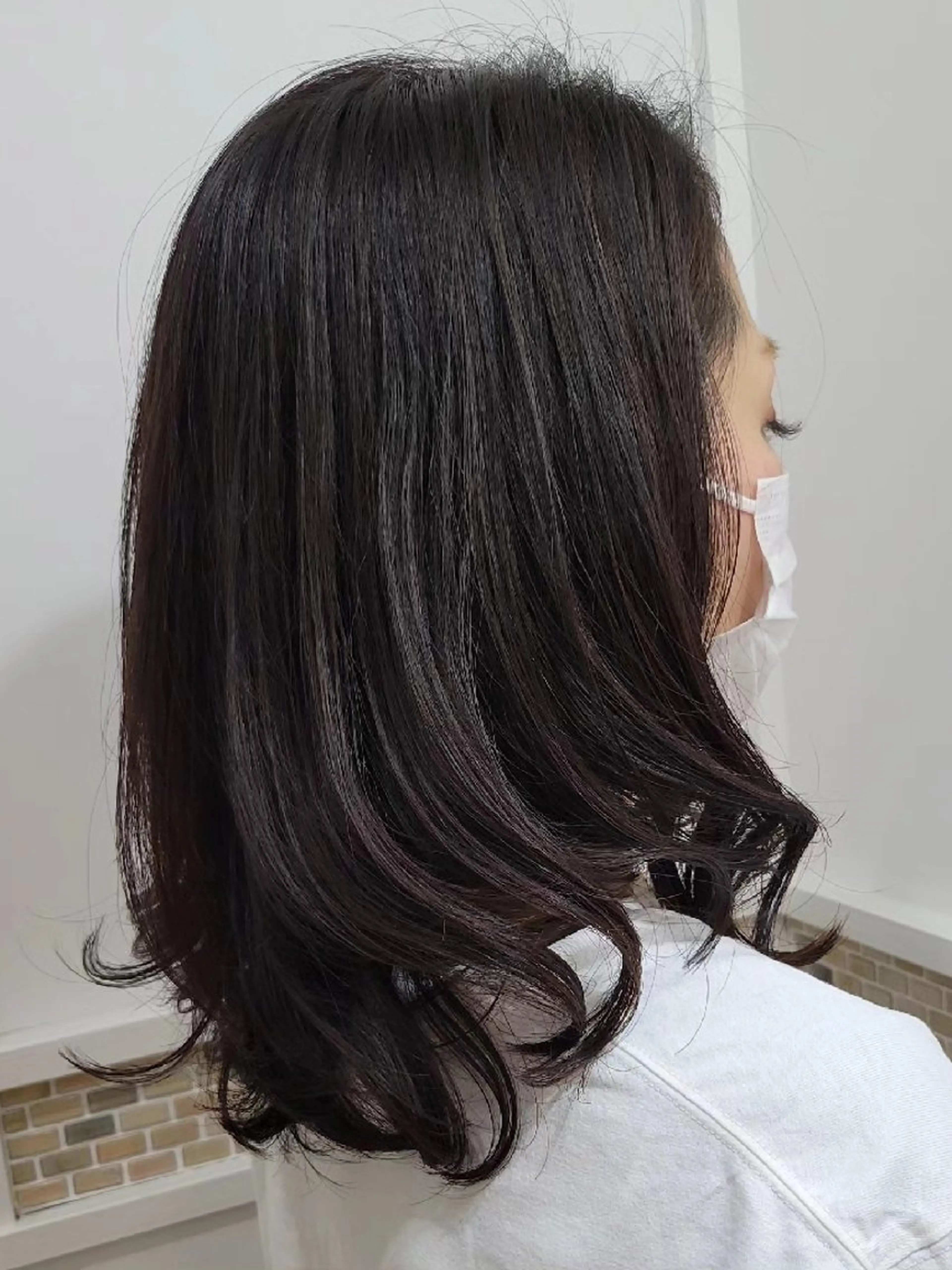 ミディアム ヘアアレンジ パーマ ミディアムパーマ デジタルパーマ 中田 大輝👓のヘアスタイル