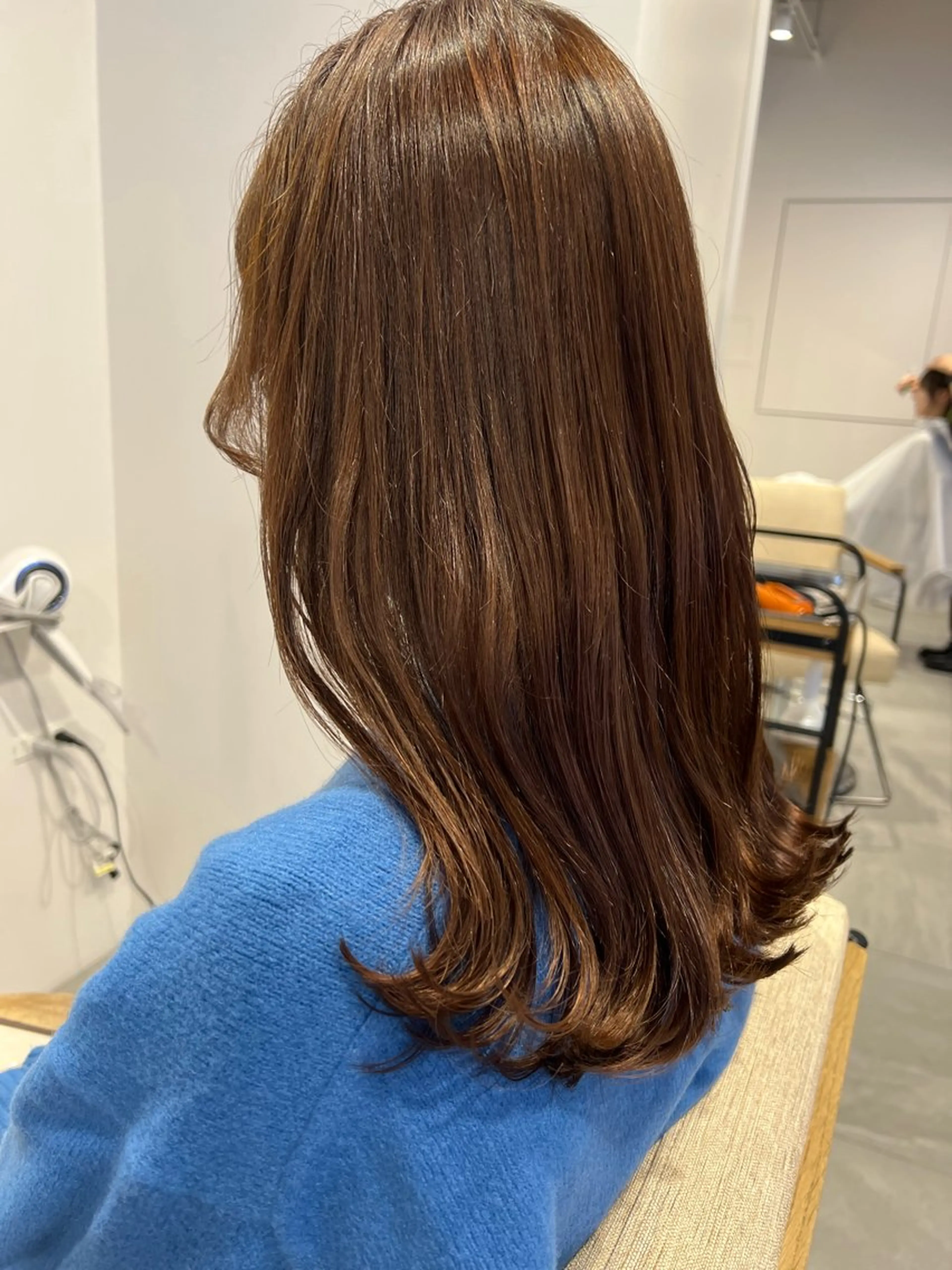 ミディアム カラー ベージュカラー トリートメント MOE/自分史上最高 カワイイ髪に💗✨のヘアスタイル