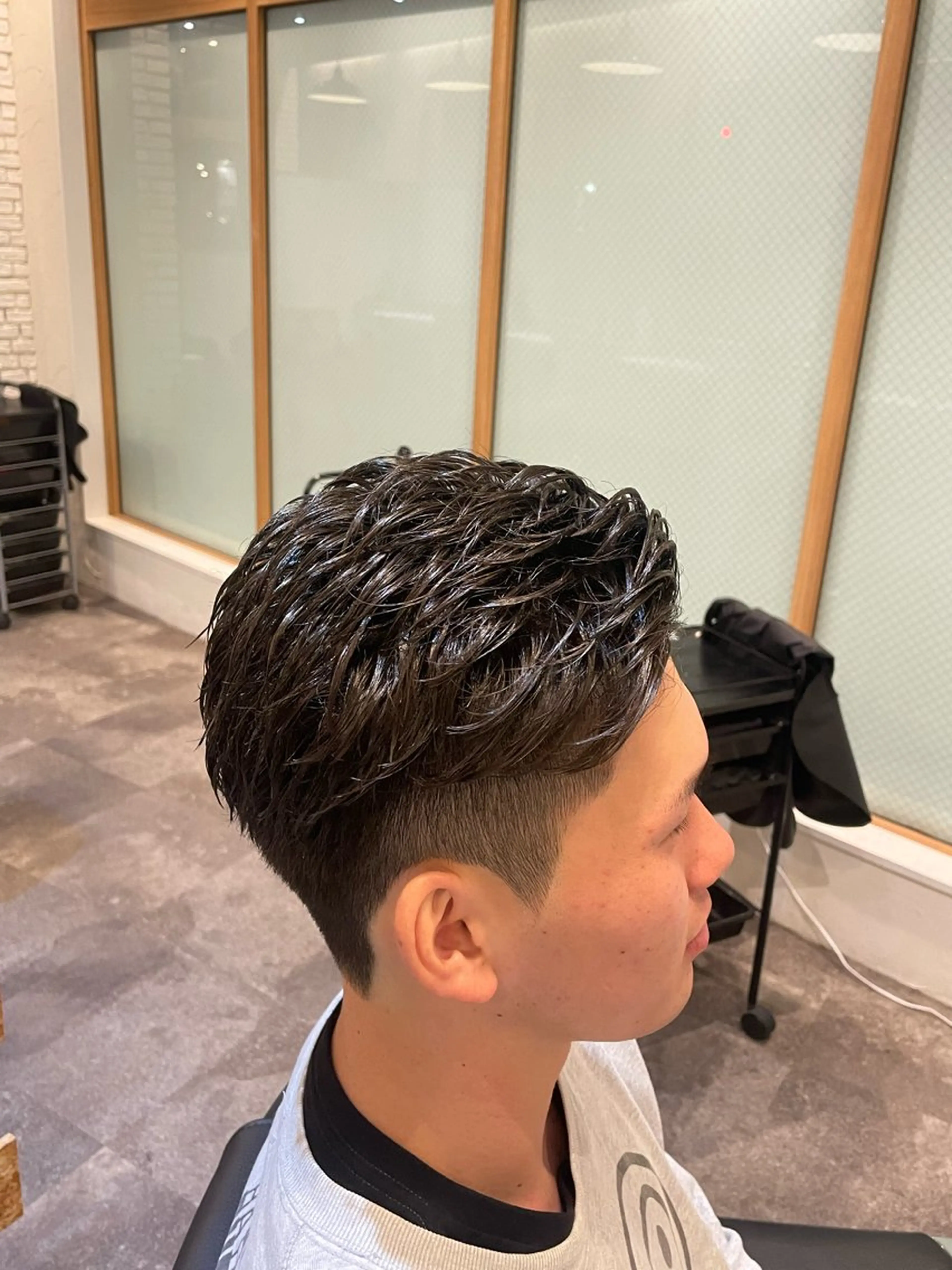 ショート メンズ smilehair国分寺店所属・💈barber 中根 龍星のヘアスタイル