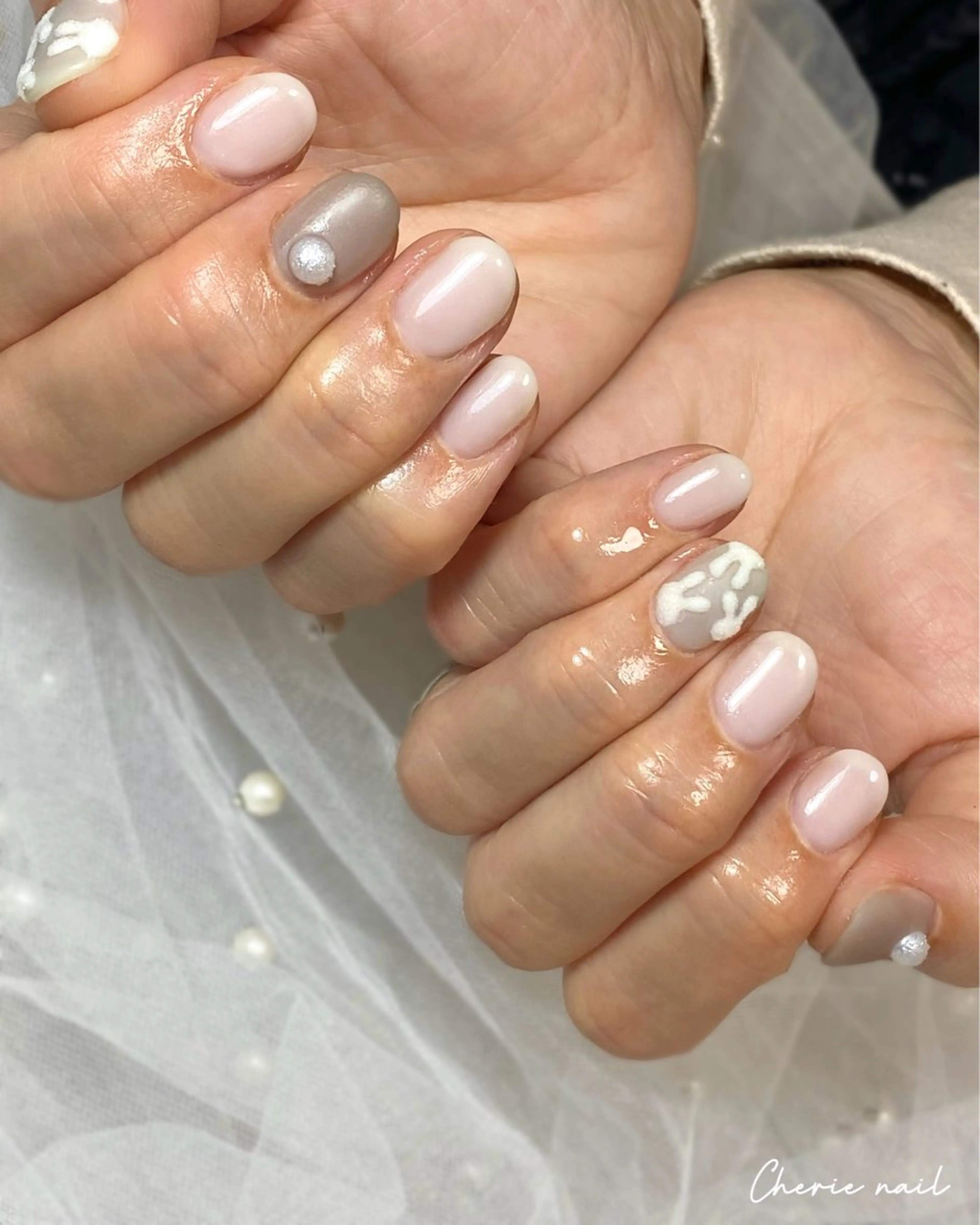 ネイル ジェルネイル ハンドネイル Cherienail yunaのネイルデザイン