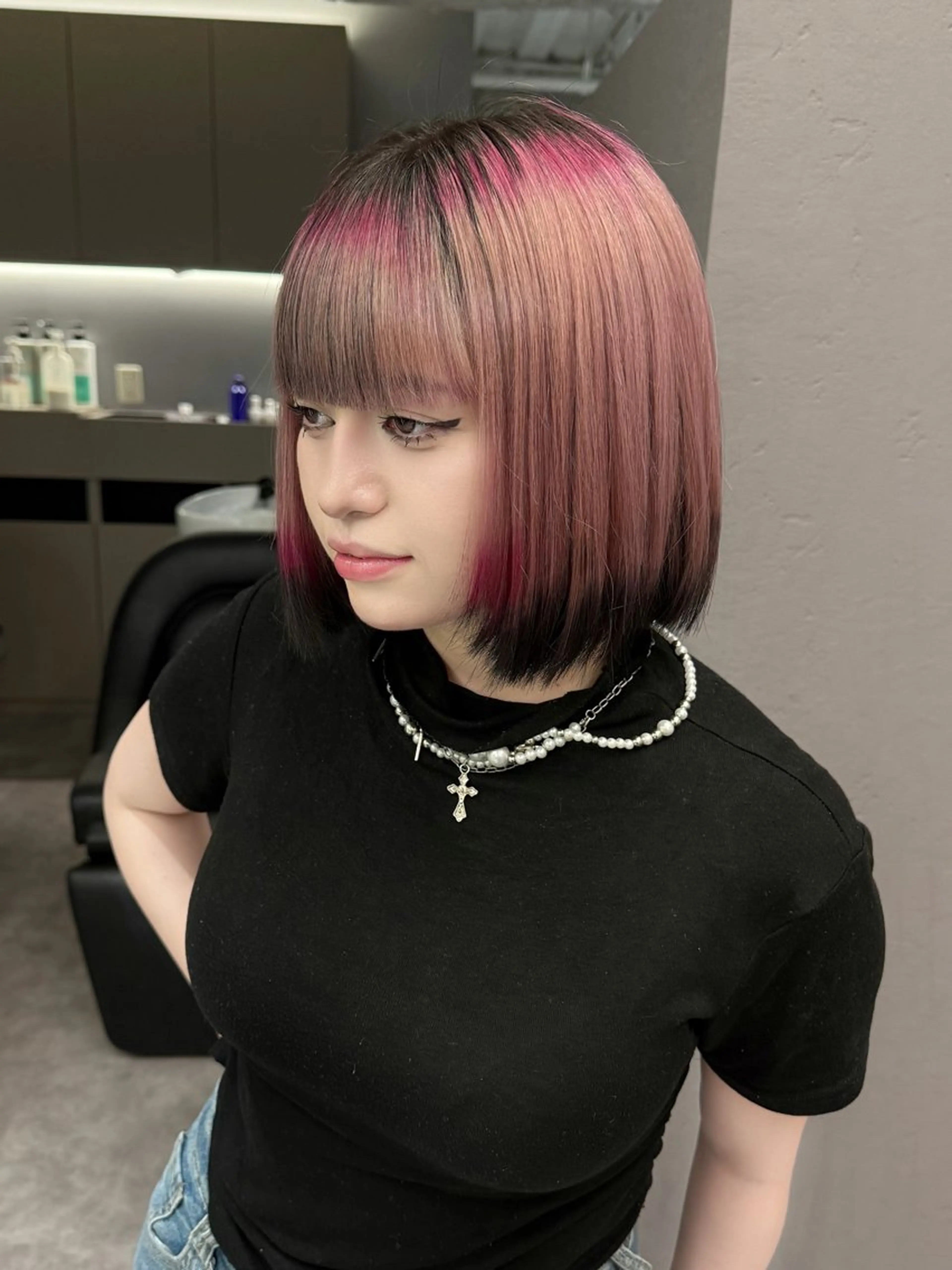 ショート ケアカラー 髪質改善 akari/髪質改善 /ブリーチ/名古屋のヘアスタイル