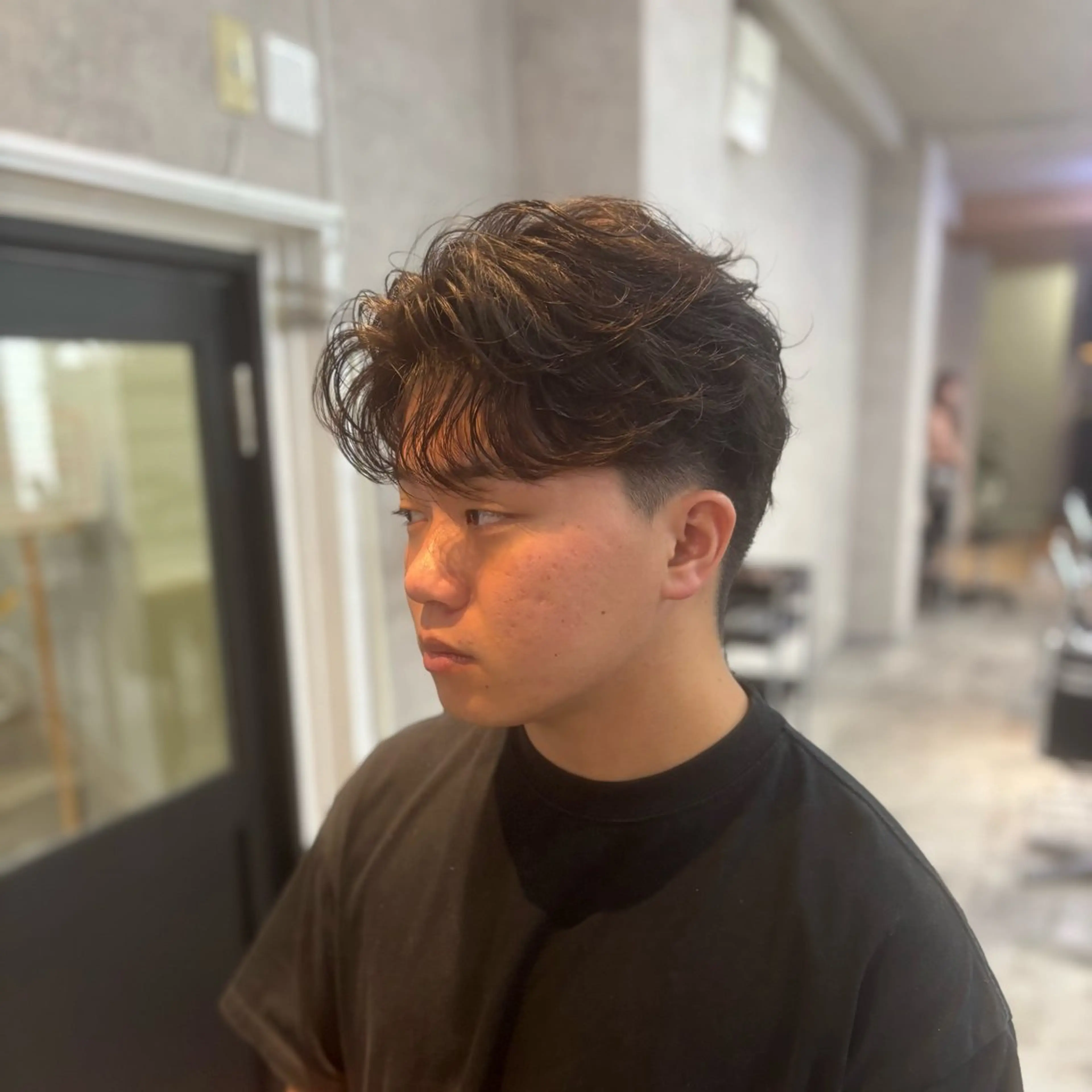 ショート パーマ メンズ SAKURA    gifu所属・メンズ/扱いやすい髪 /毛流れ/大城聖瑠のヘアスタイル