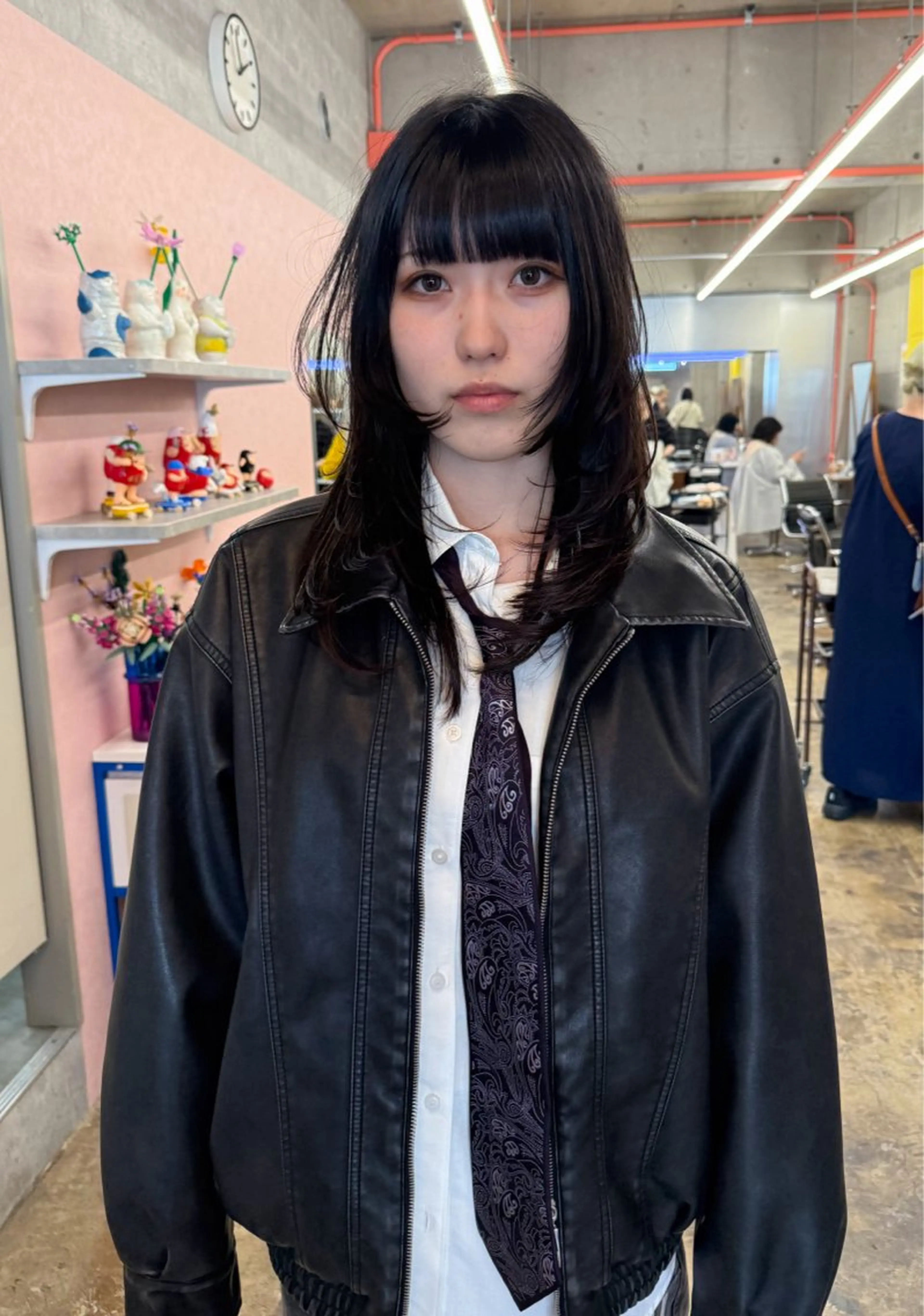 セミロング 山田 裕介のヘアスタイル