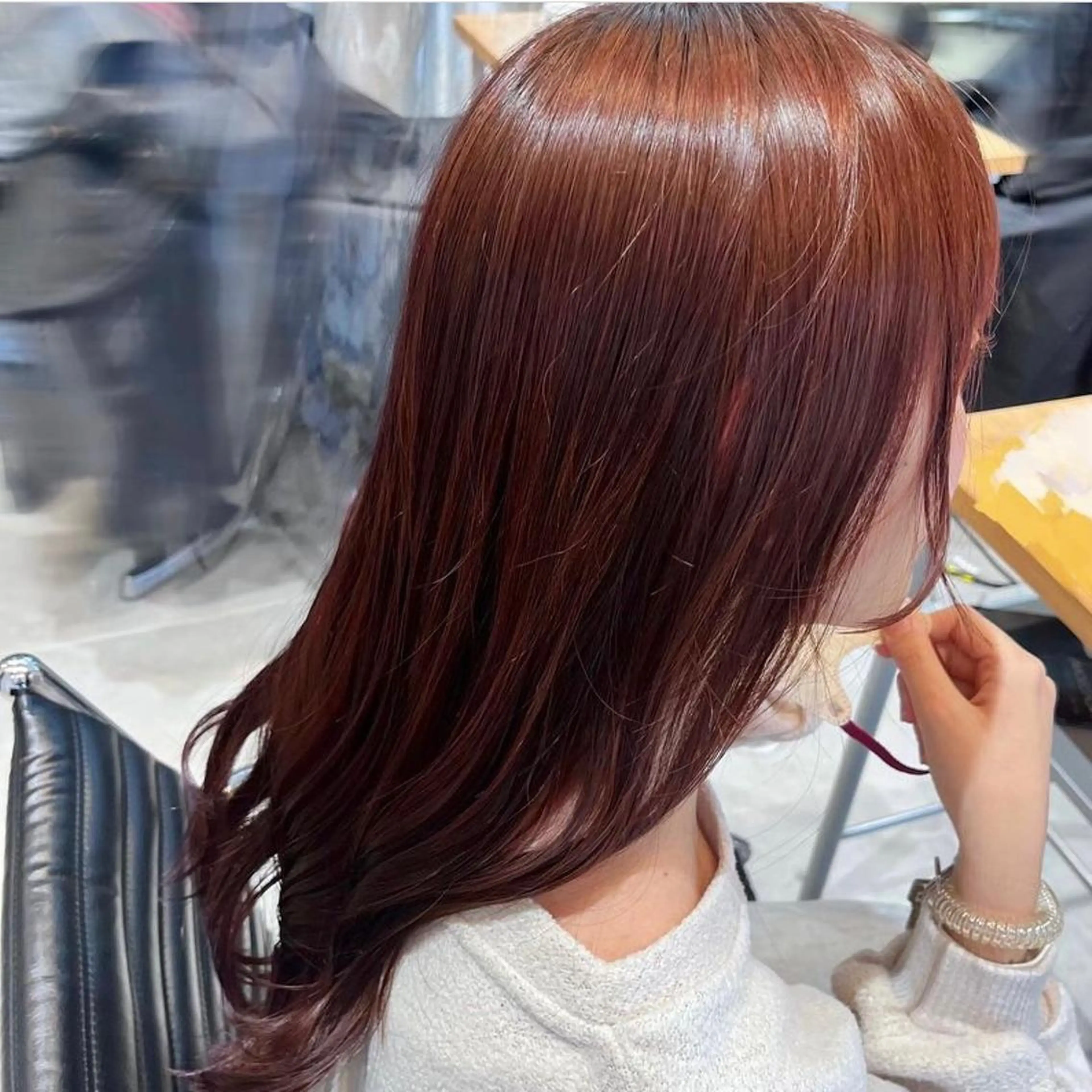 ロング カラー hair S.coeur emu所属・黒木 日那のヘアスタイル