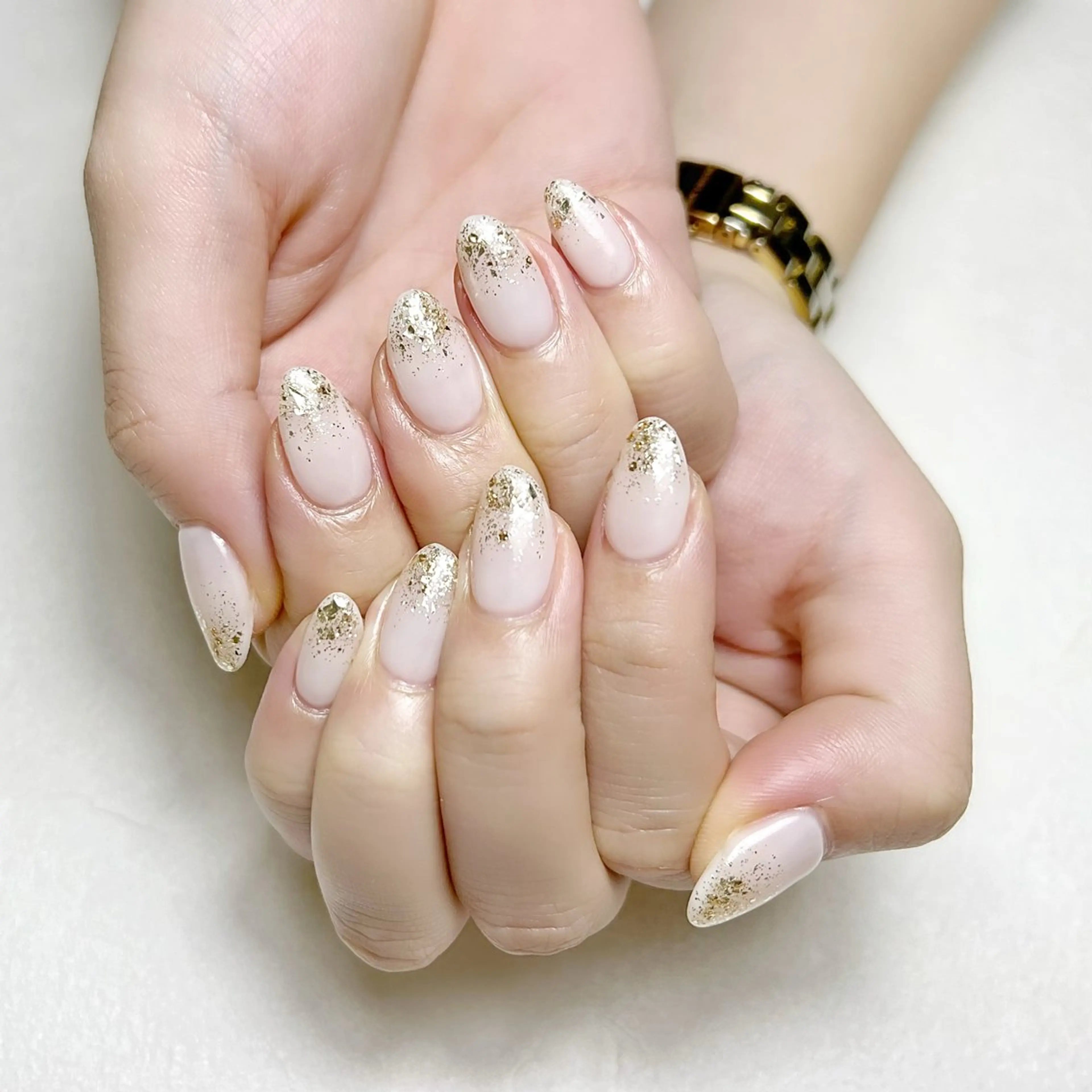 ネイル ラメ(グリッター) オフィスネイル 冬ネイル rouse nail RISATOのネイルデザイン