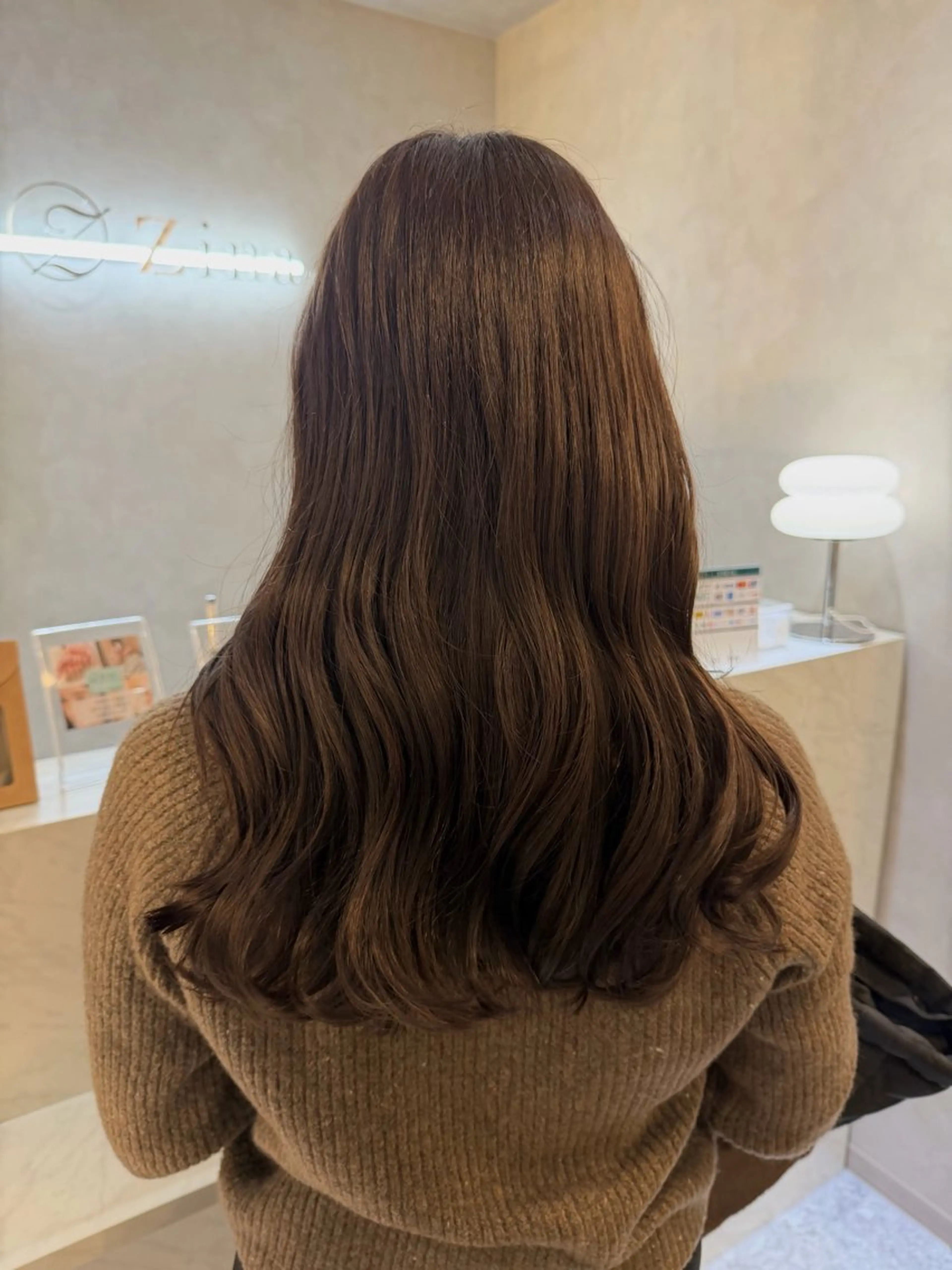 セミロング カラー 🎀髪質改善/艶髪/ 艶カラー🎀浅田涼風のヘアスタイル