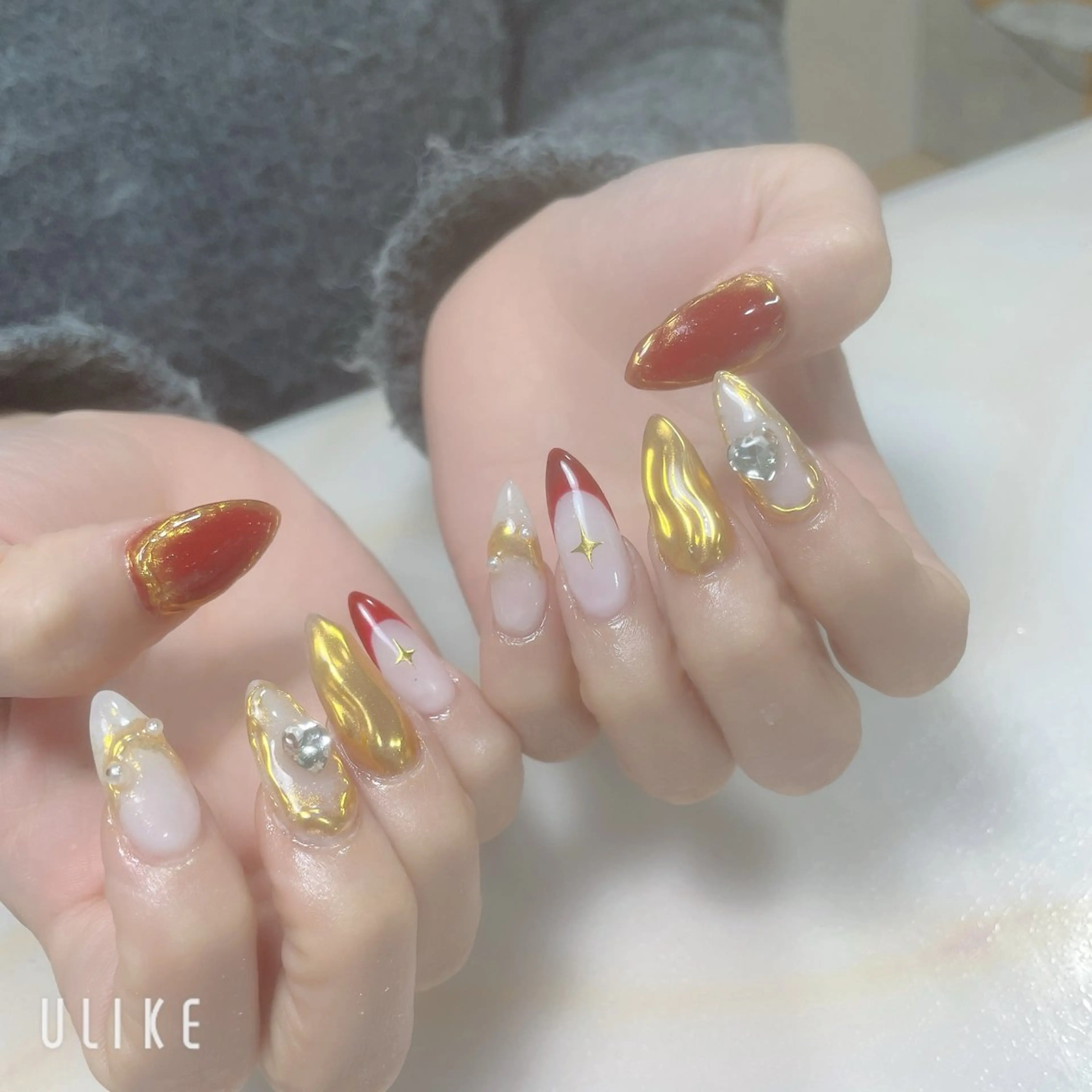 ネイル アートネイル フレンチネイル ジェルネイル グラデーション 韓国ネイル ハンドネイル 久保田 マリコのネイルデザイン