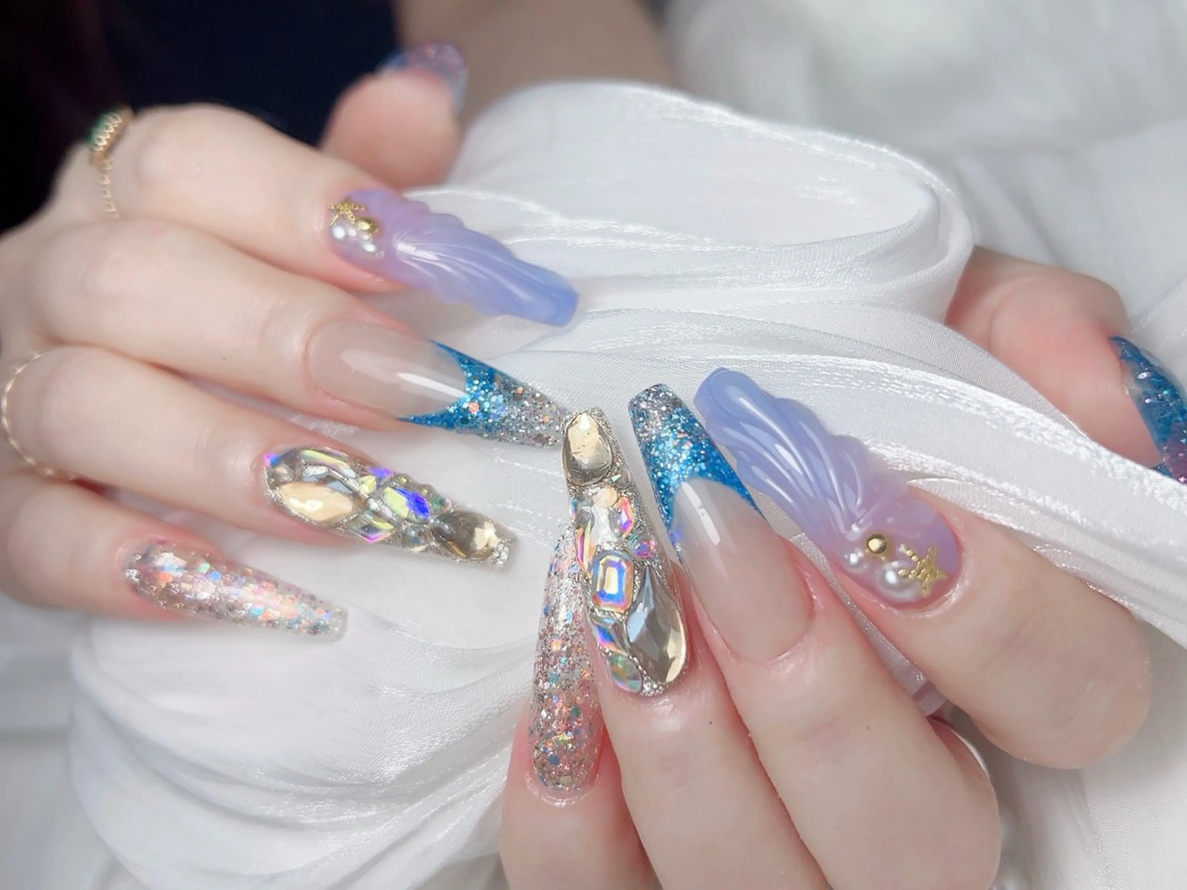 ネイル M🌷nail 長さだし専門店のネイルデザイン