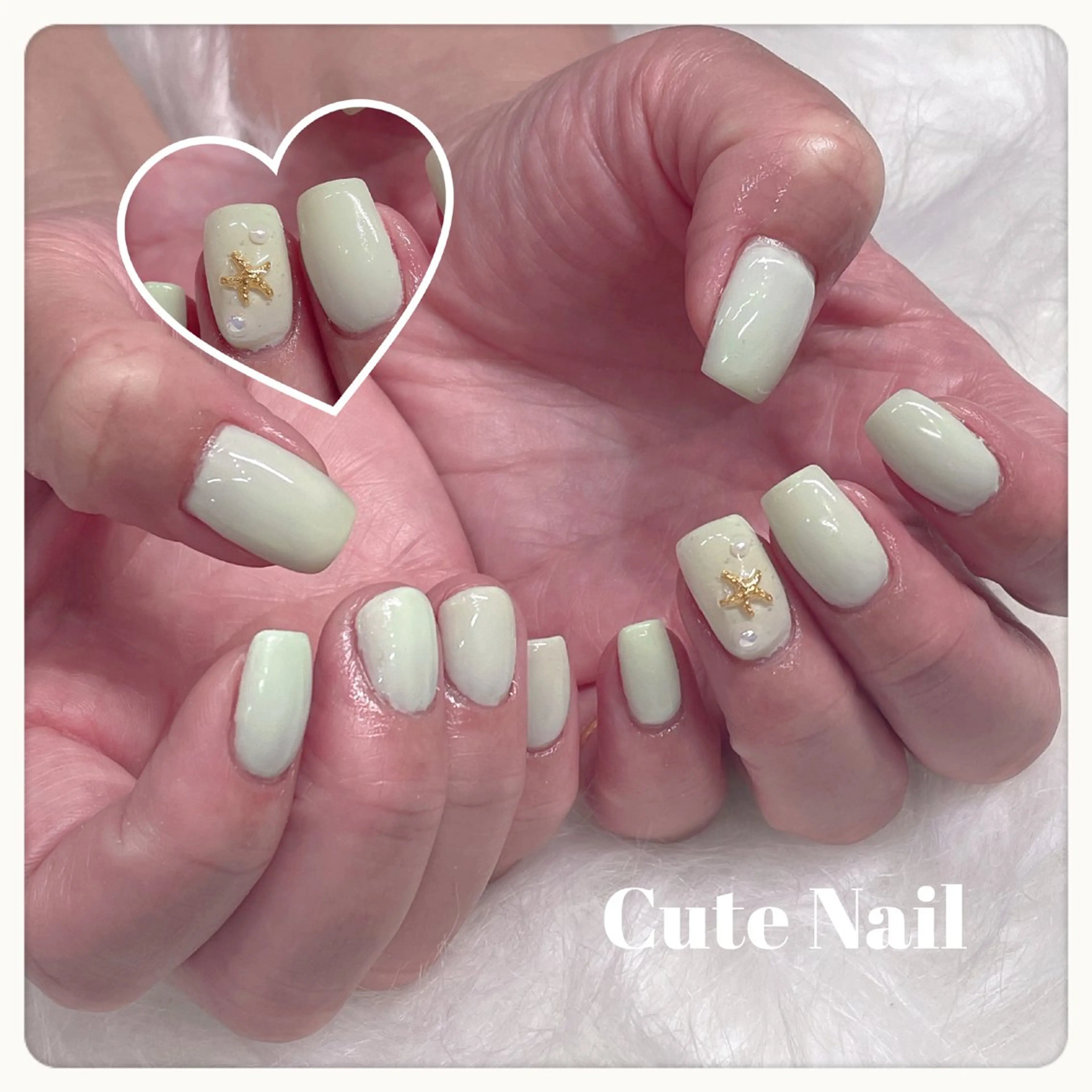 ネイル GO TODAY SHAiRE SALON原宿 Liber所属・️🫧もこ 艶感ネイル🫧のネイルデザイン