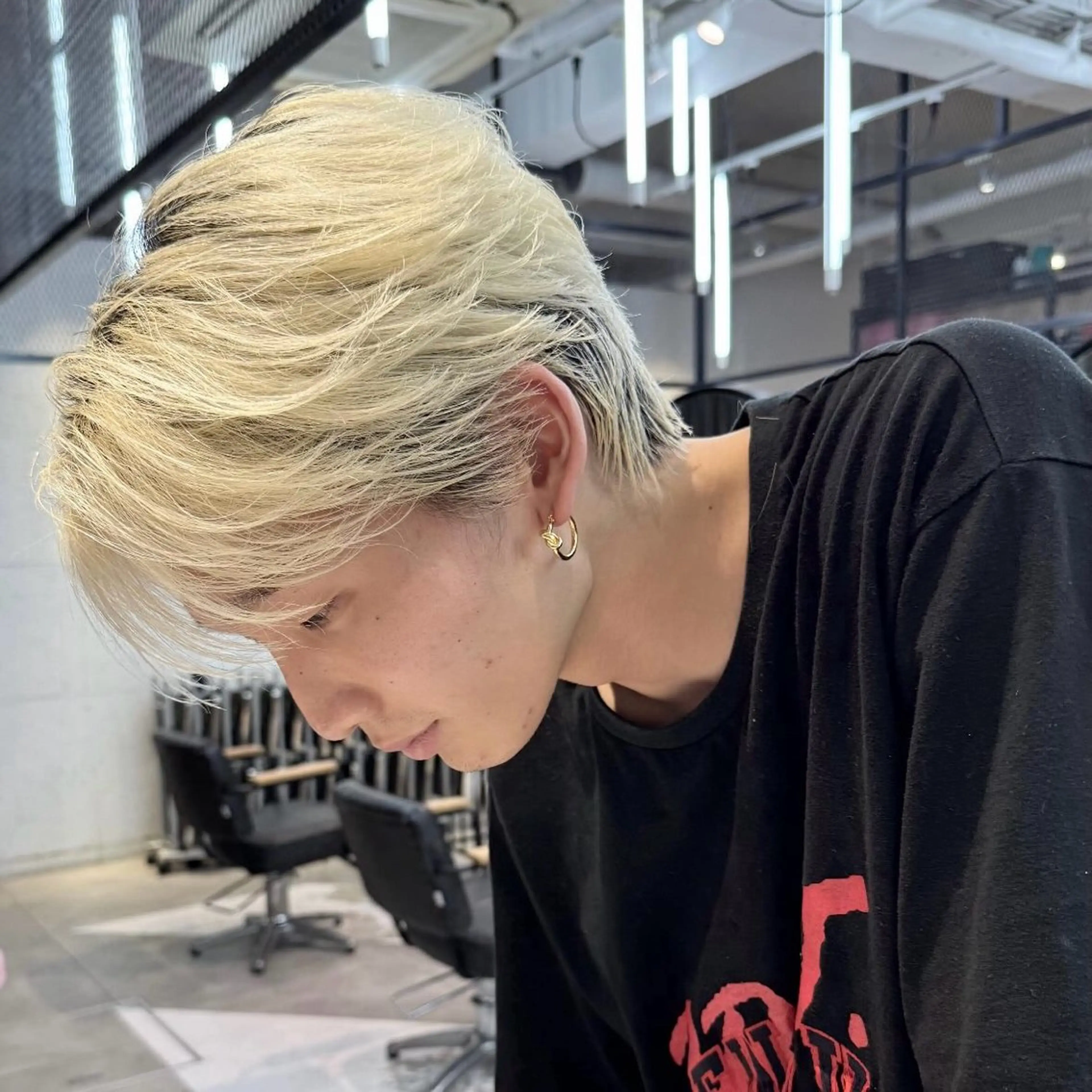 カラー メンズ カット ヘアカラー ハイトーン/パーマ/ メンズ / 櫻本🌐のヘアスタイル