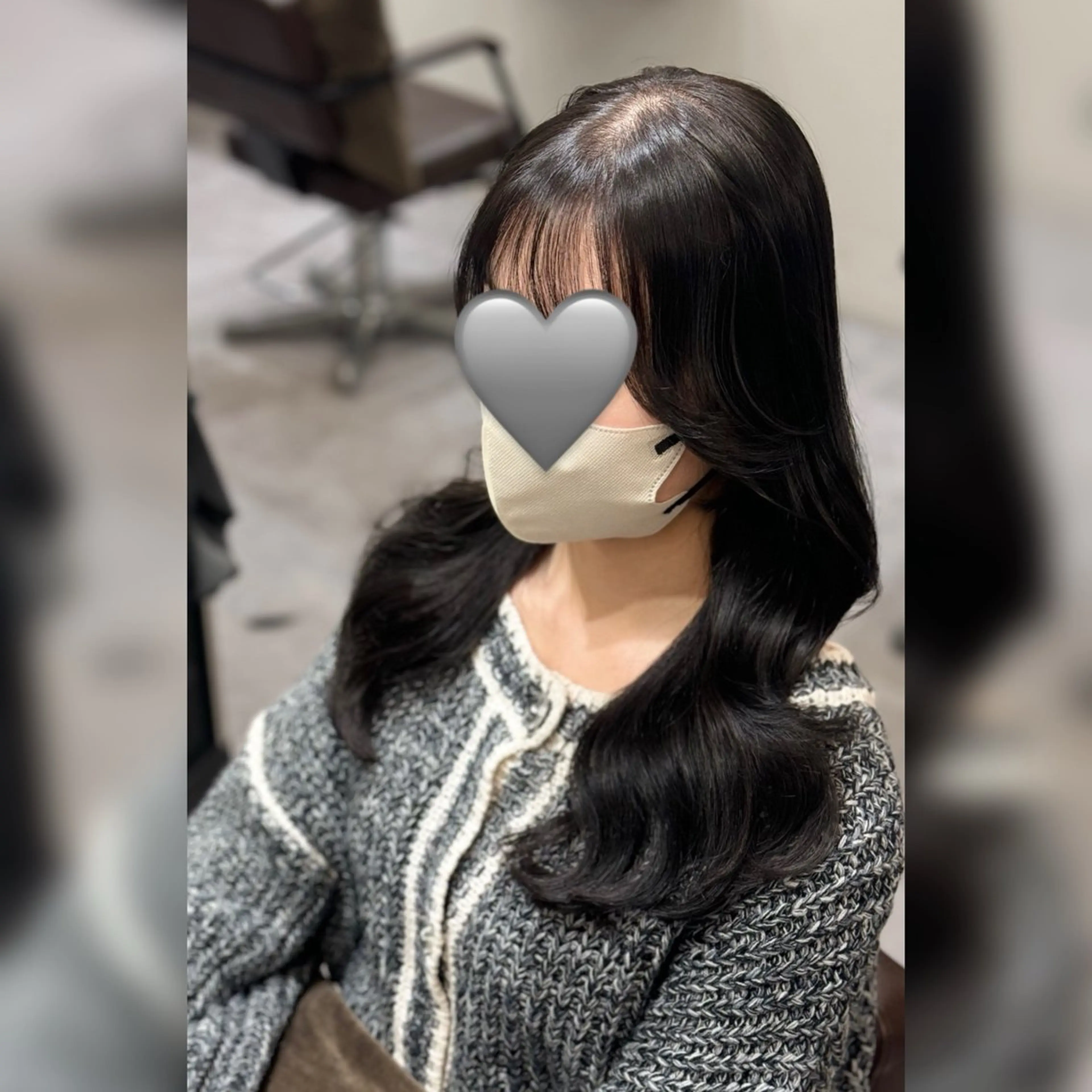 ロング 韓国風ヘア レイヤーカット カット ヘアカラー トリートメント 韓国風cut/ 縮毛矯正/正岡幹康のヘアスタイル