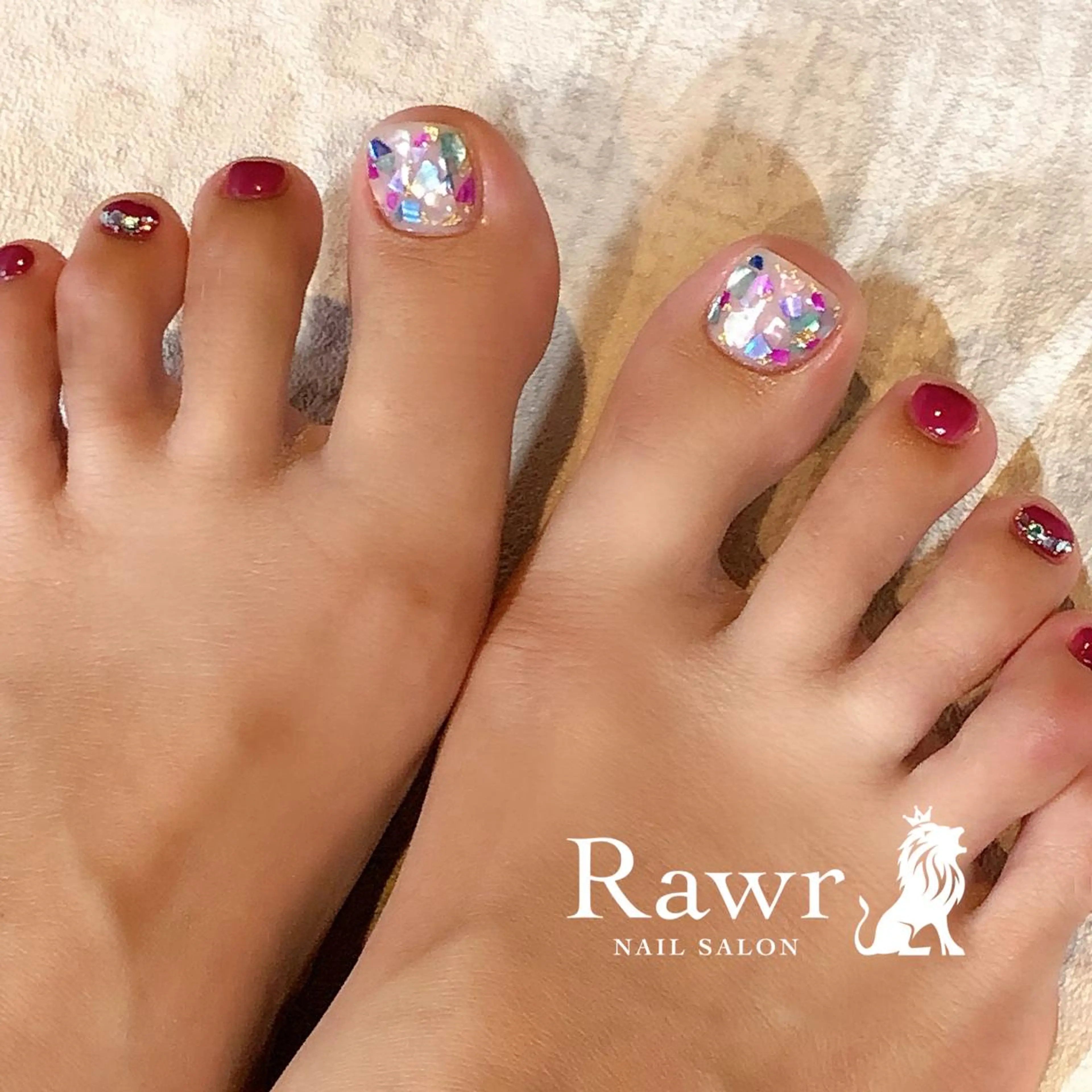 ネイル フットネイル Rawr / saoriのネイルデザイン