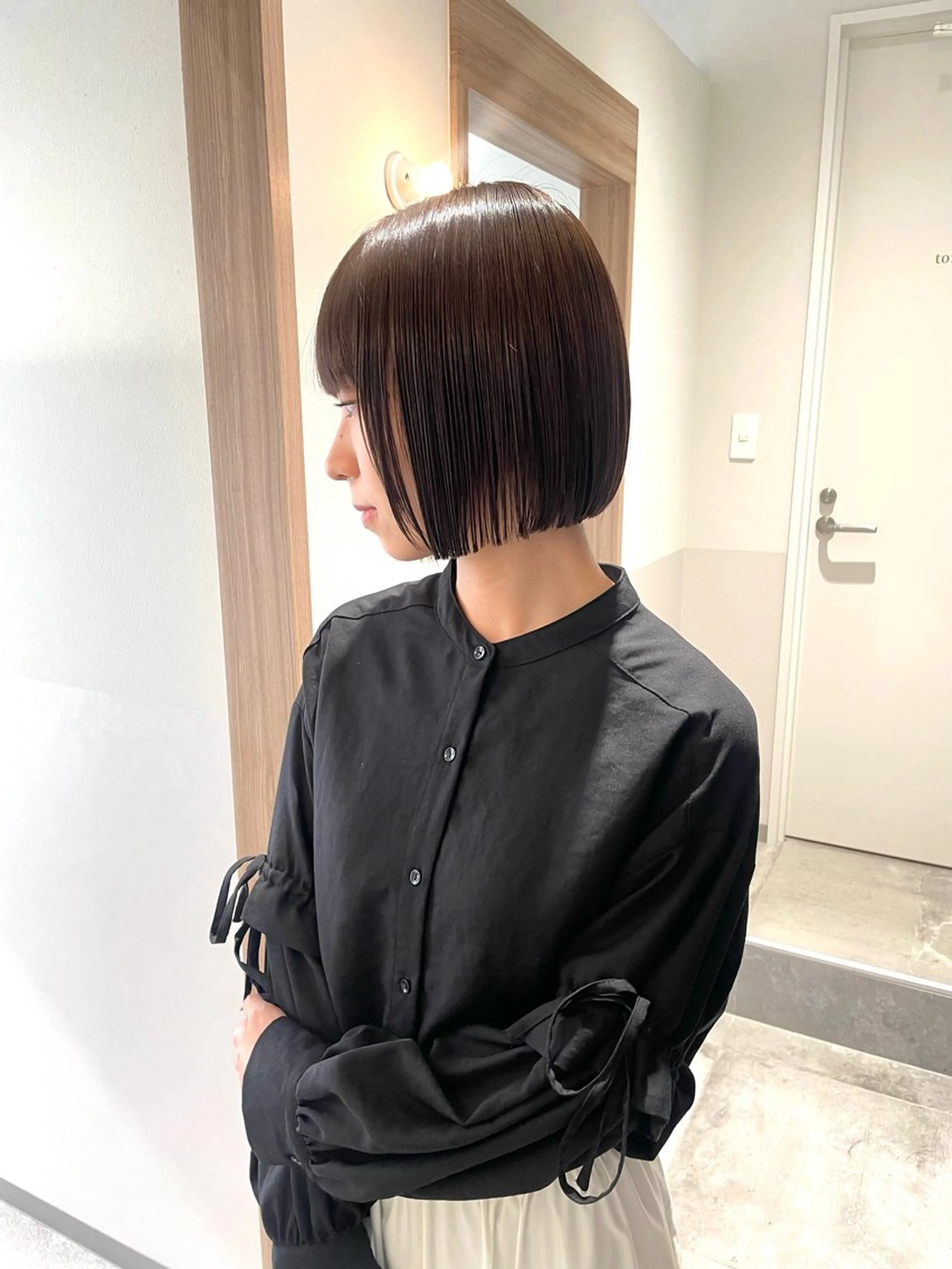 ショート カラー 田中大星 /ボブ 縮毛矯正のヘアスタイル