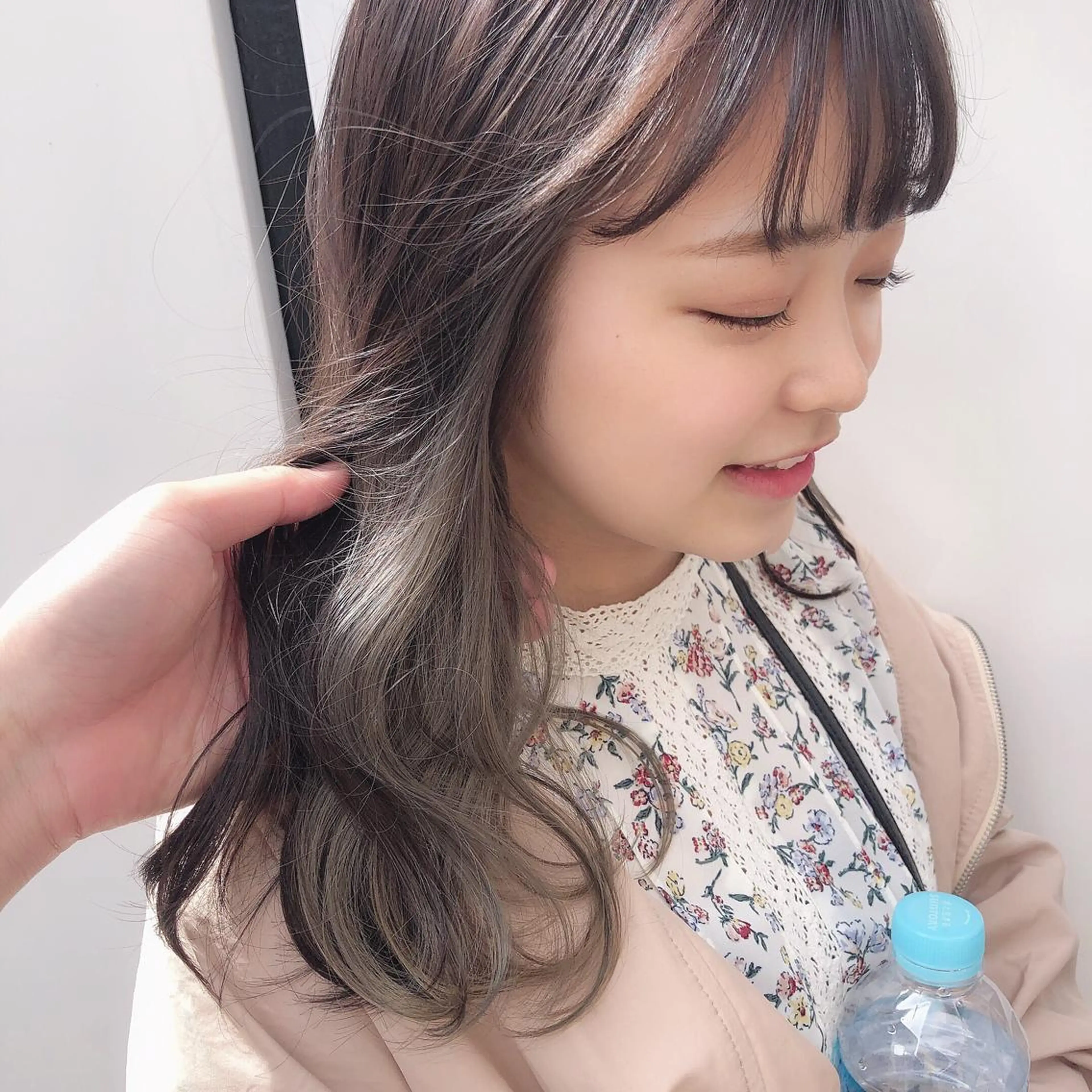 ロング カラー 透明感カラー× レイヤーカット✨高梨のヘアスタイル