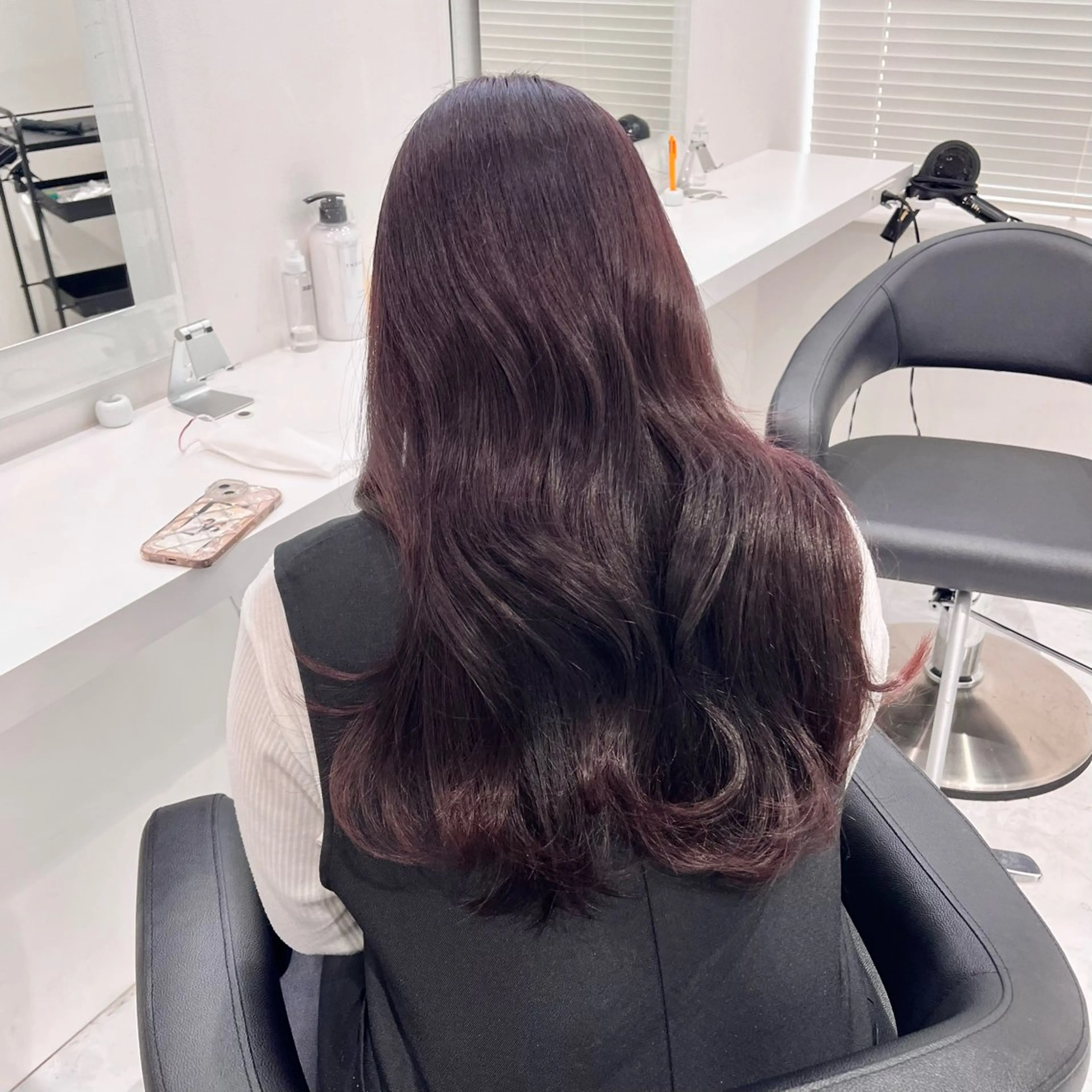 セミロング カラー ヘアアレンジ レイヤー/艶ベージュ /🎀Saki🎀のヘアスタイル