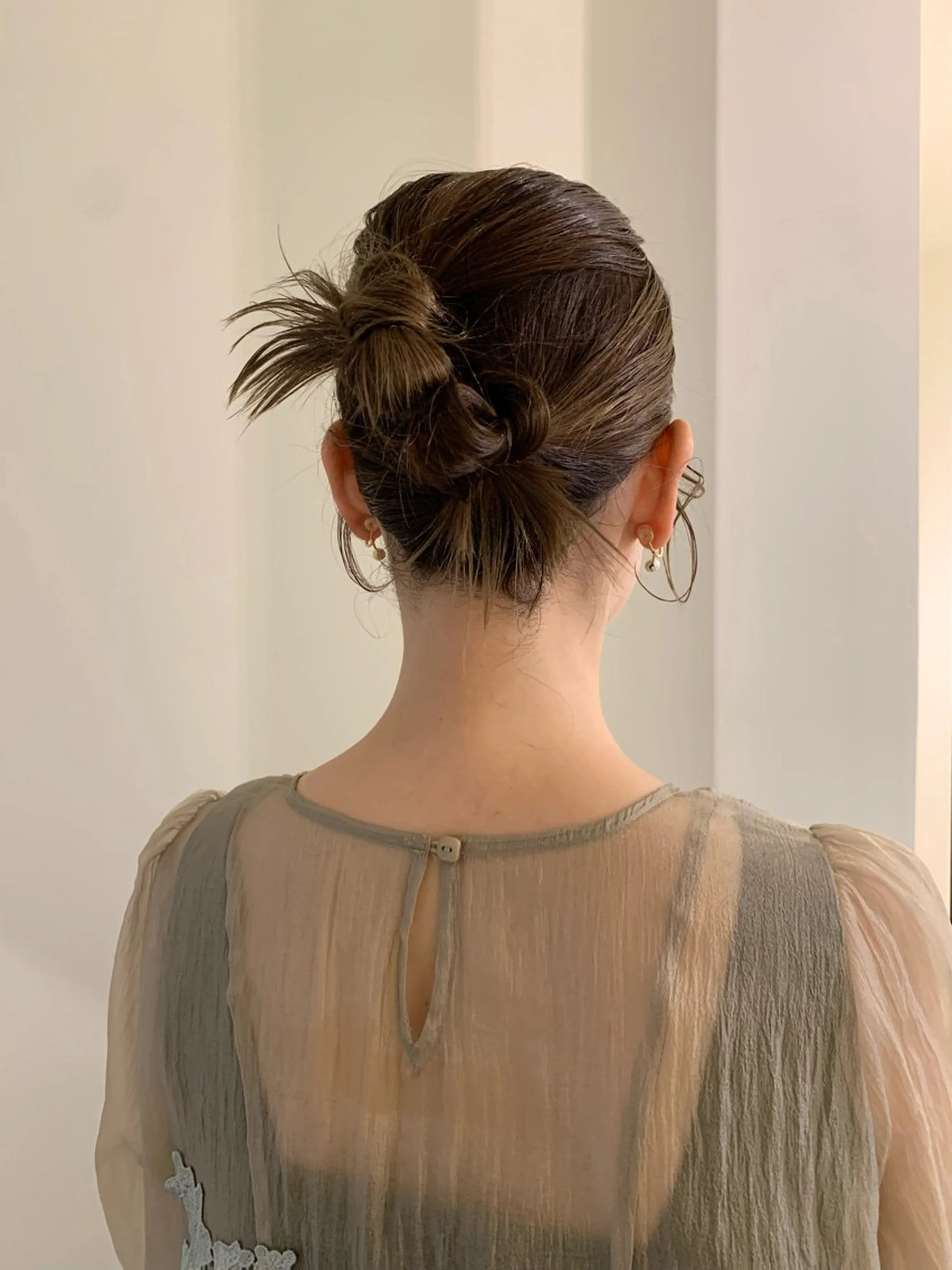 ヘアアレンジ ヘアセット 落合希 Olivebeigeのヘアスタイル