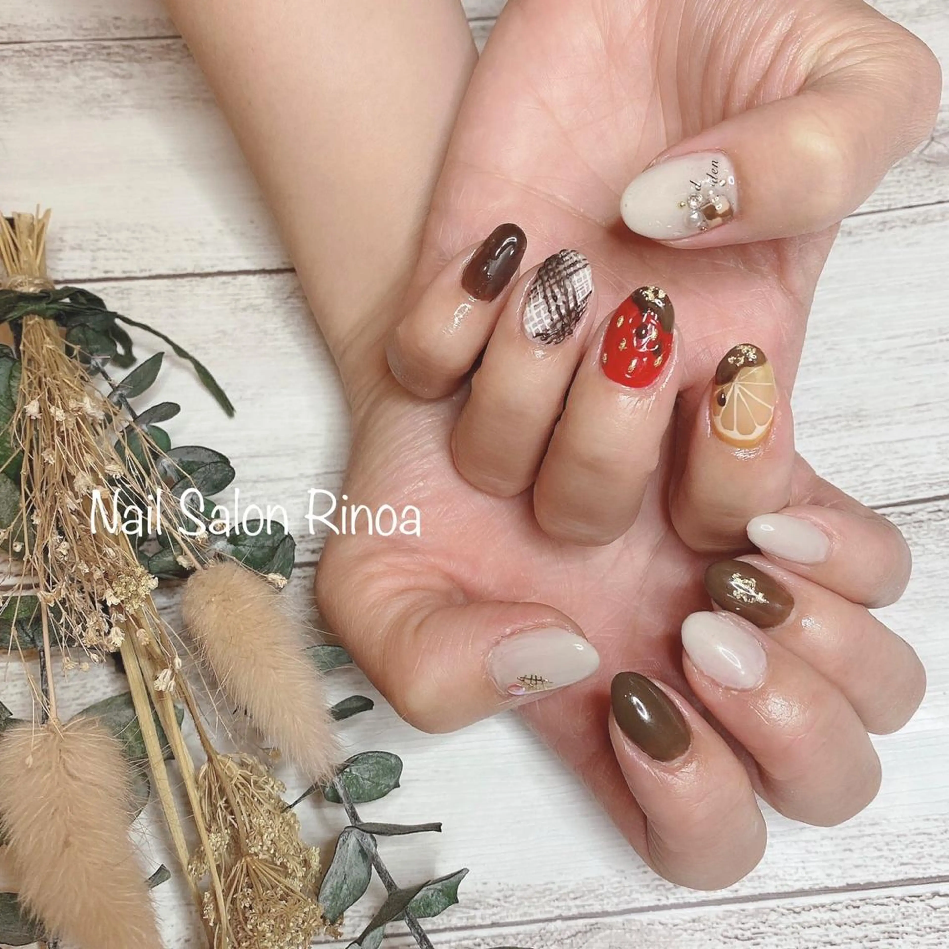 ネイル Nail Salon Rinoaのネイルデザイン
