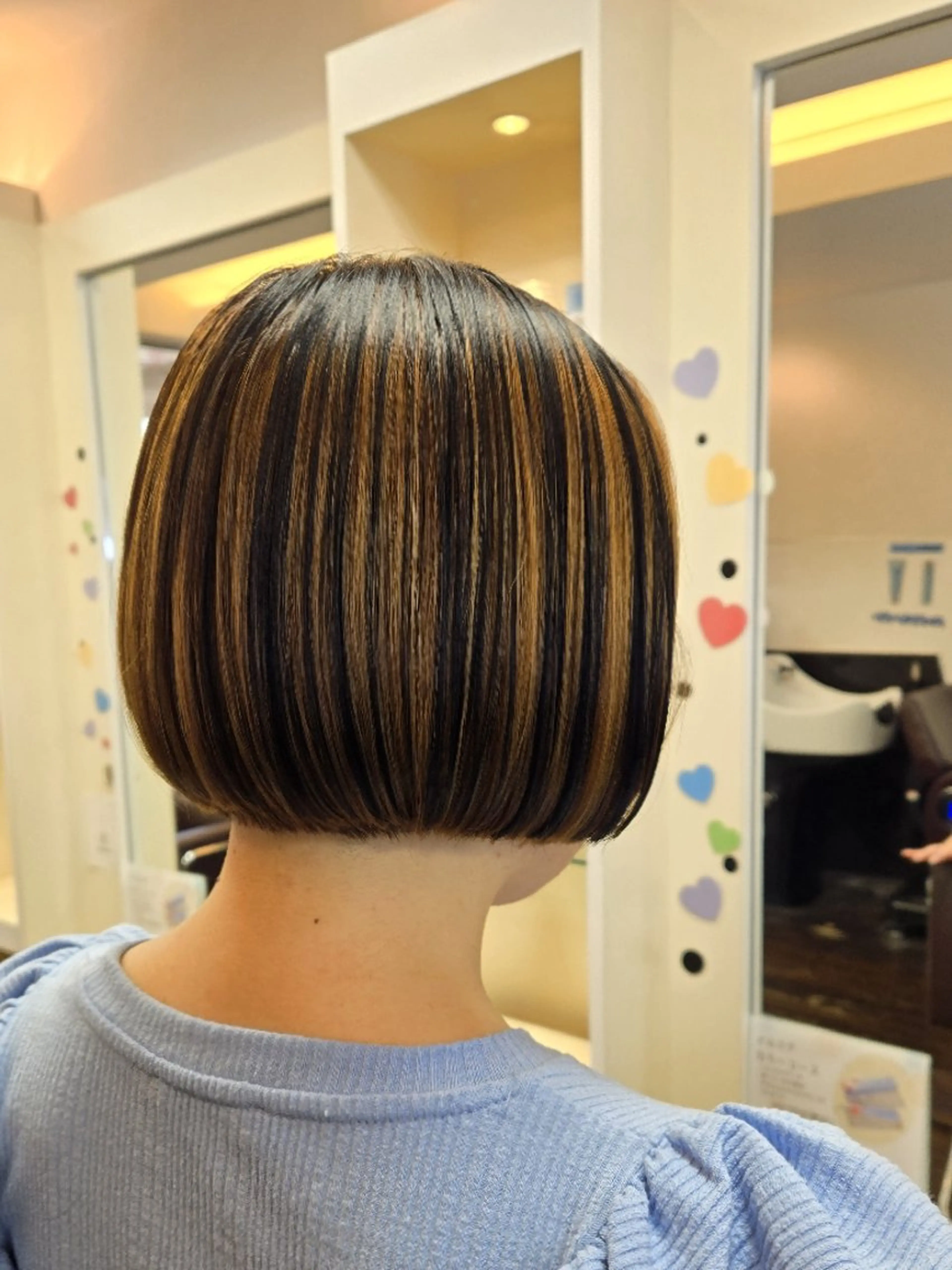 ショート カラー ボブ カット ヘアカラー 遠藤 史秋のヘアスタイル