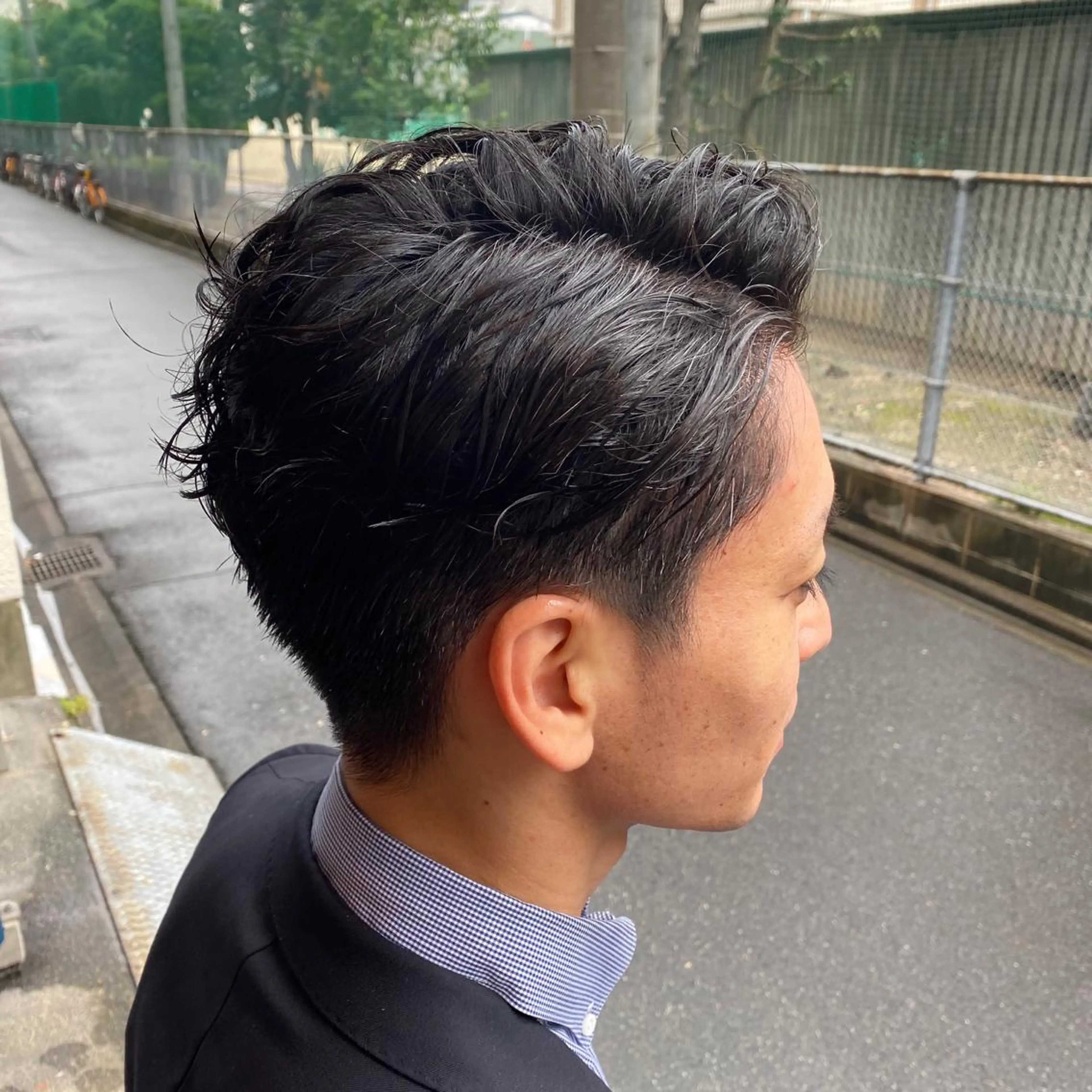 パーマ メンズ ビジネス 黒川 満美のヘアスタイル