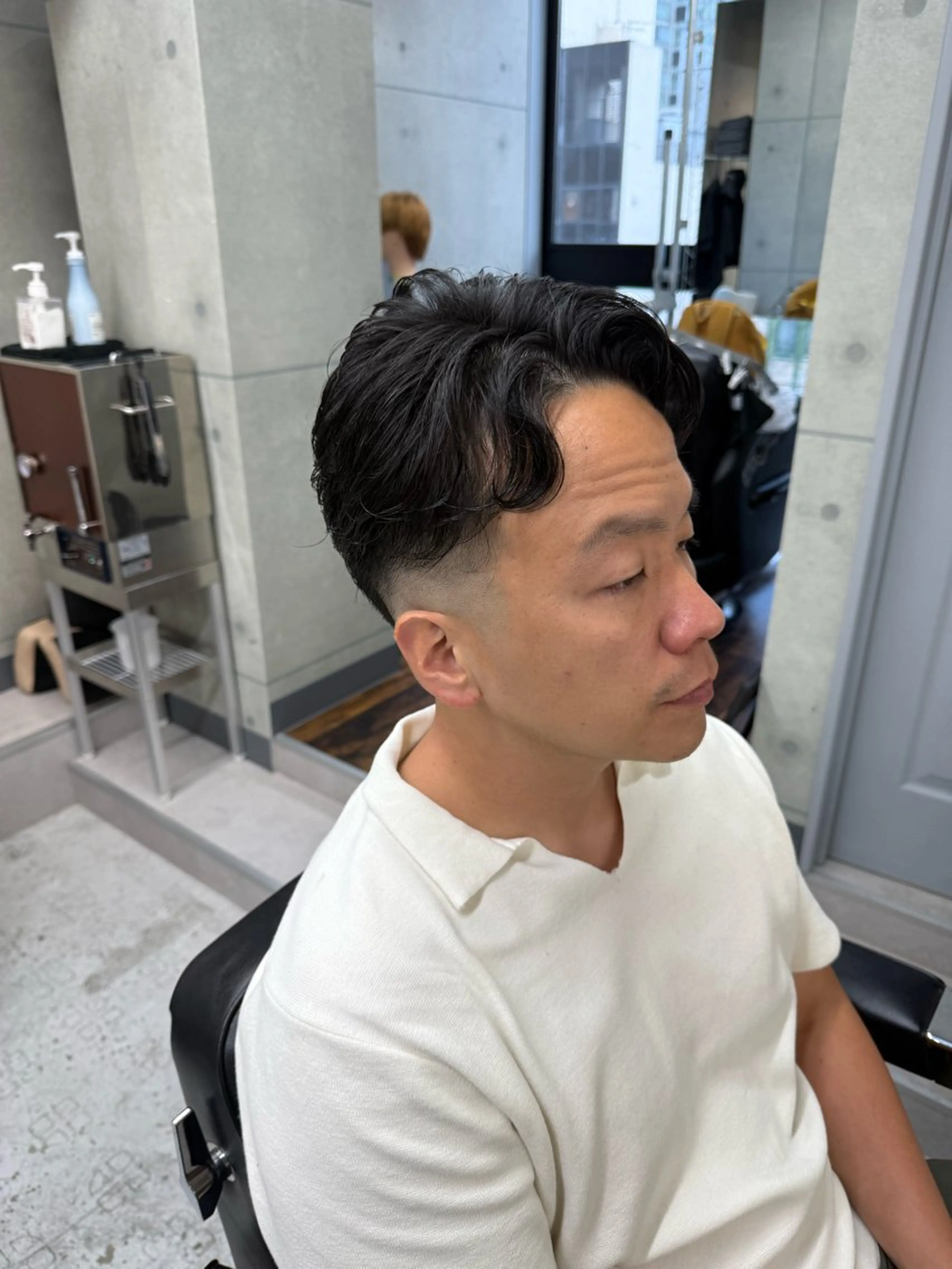 ショート 髪質改善 ショートヘア 縮毛矯正 CHROM TOKYO A.L.T所属・【メンズ・パーマ】 藪 清正のヘアスタイル