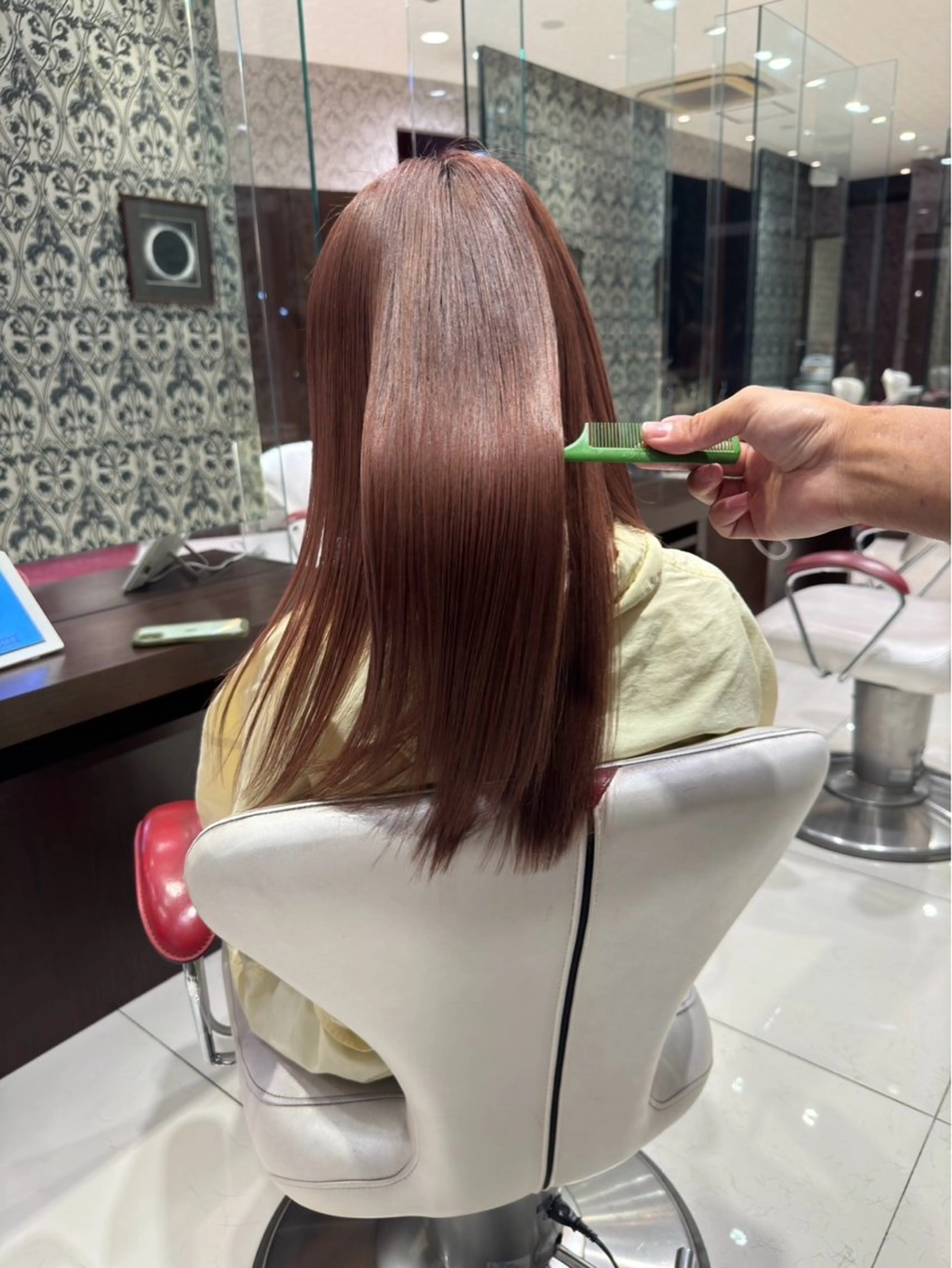 ロング カラー 北條 一真のヘアスタイル