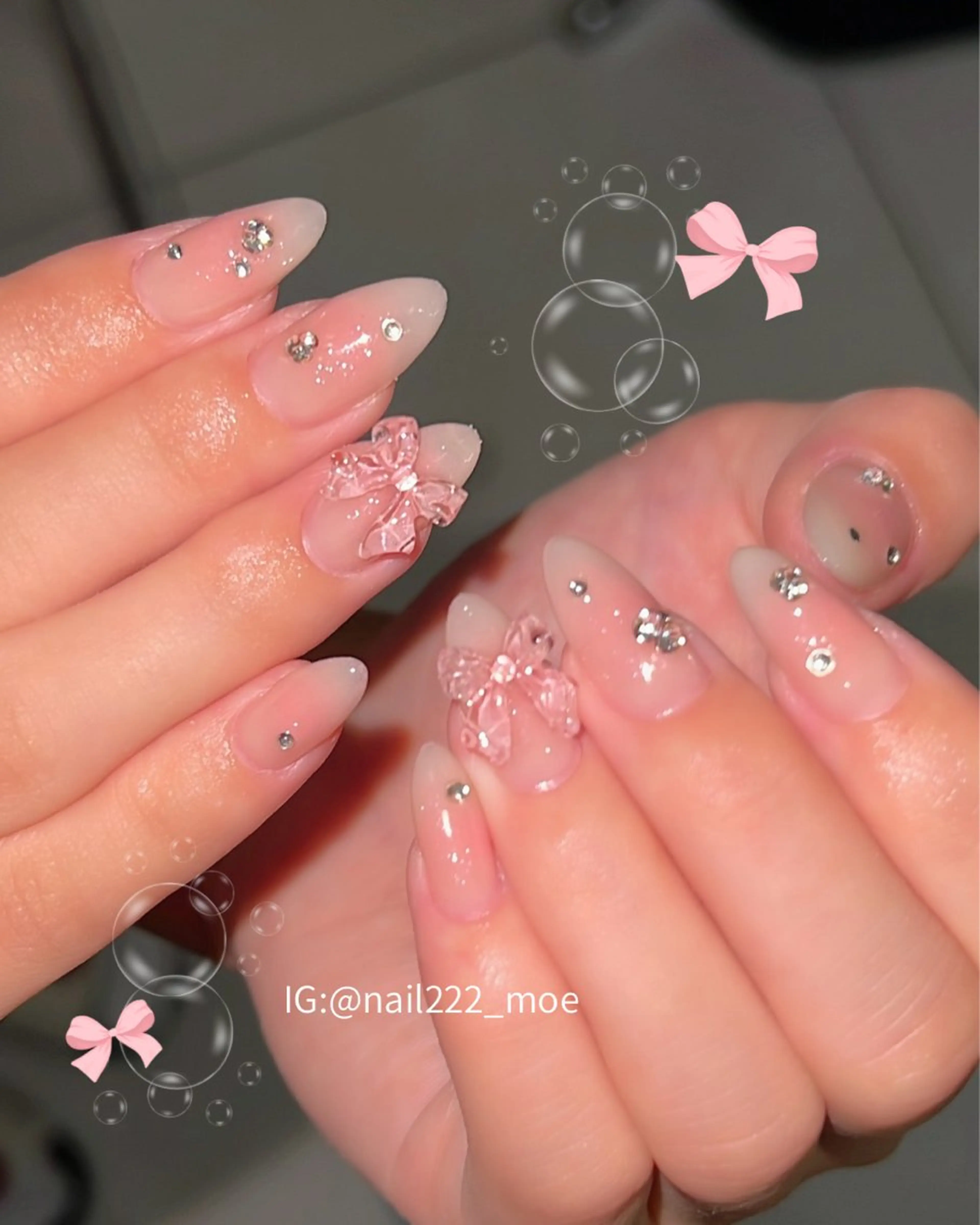 ネイル ハンドネイル ⟡.*222⋰˚☆ MöEのネイルデザイン