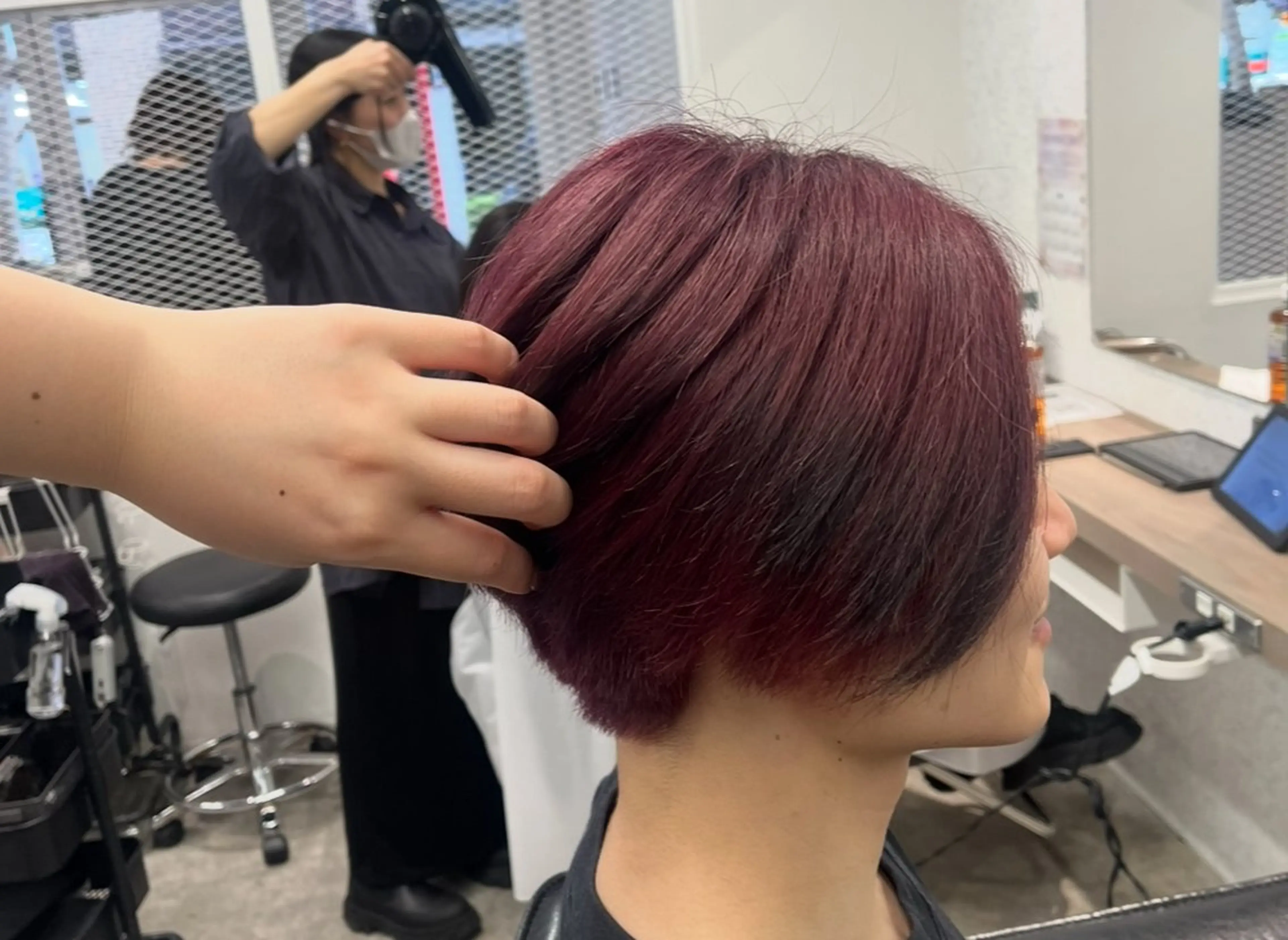 ショート カラー レッドカラー カット ヘアカラー 🍓艶髪/艶カラー ハイトーン/しんたにのヘアスタイル