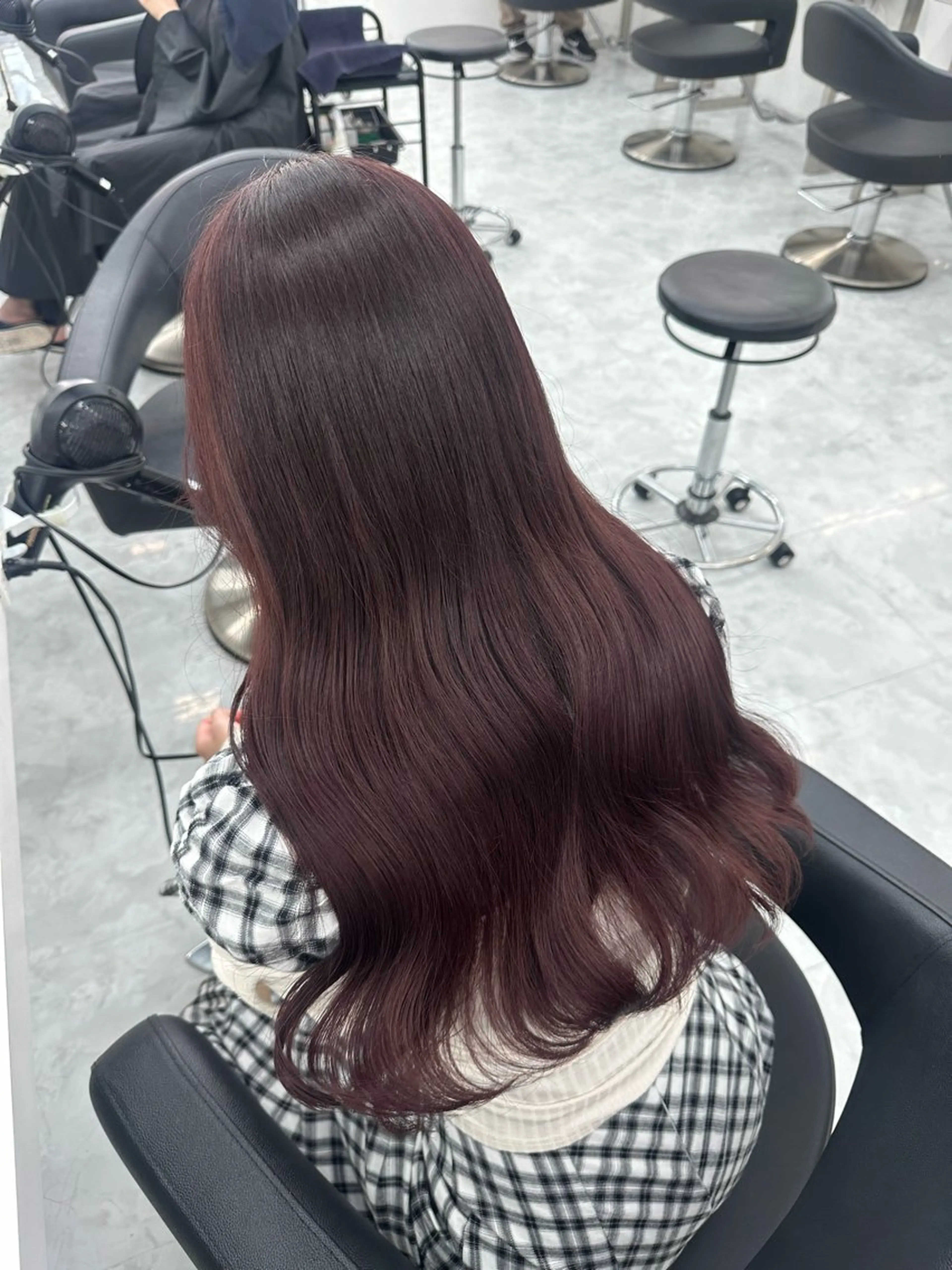 ロング ヘアカラー トリートメント ヘッドスパ rio🧚🏻‍♀️ 暖色/グレージュのヘアスタイル