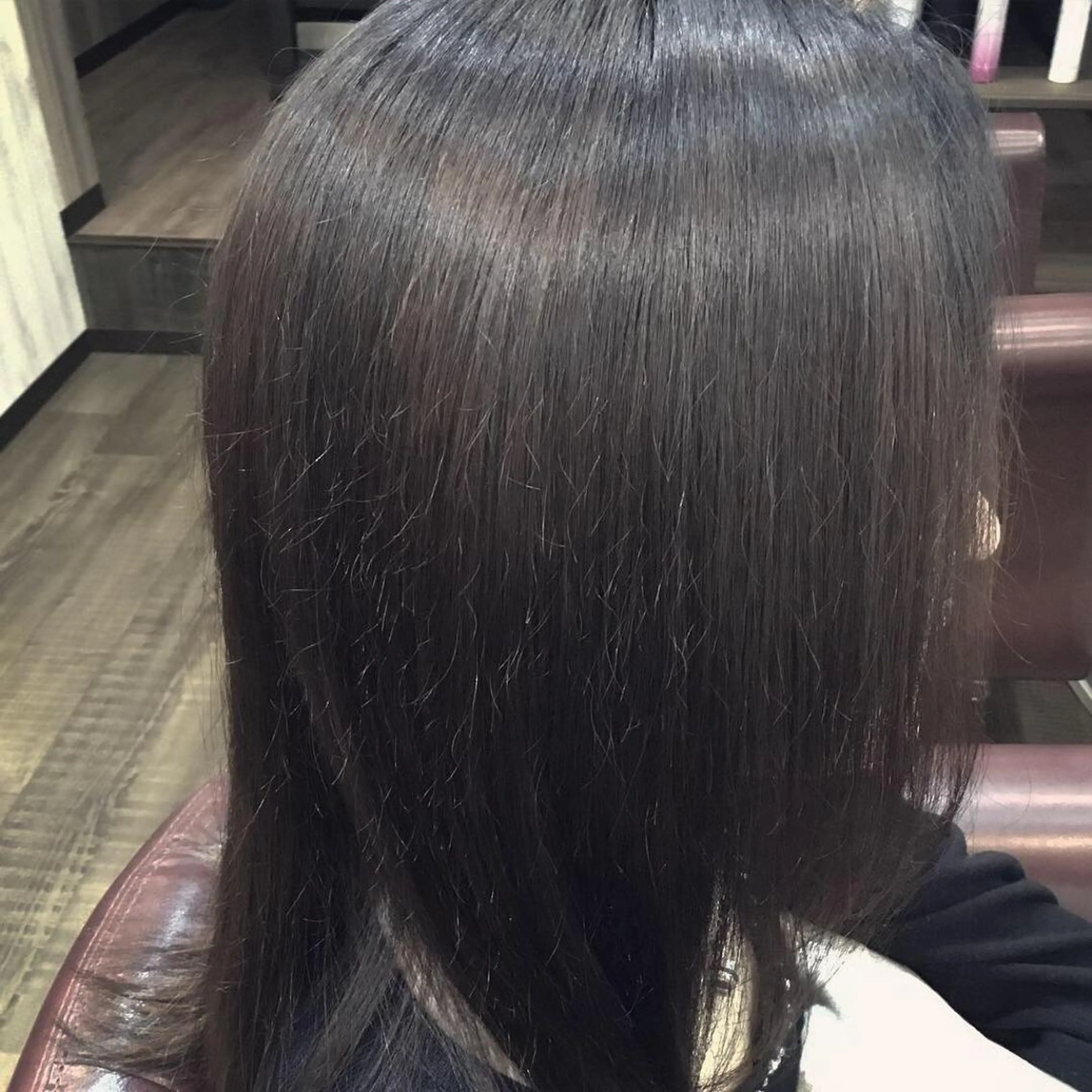 セミロング カラー 金崎 新吾のヘアスタイル